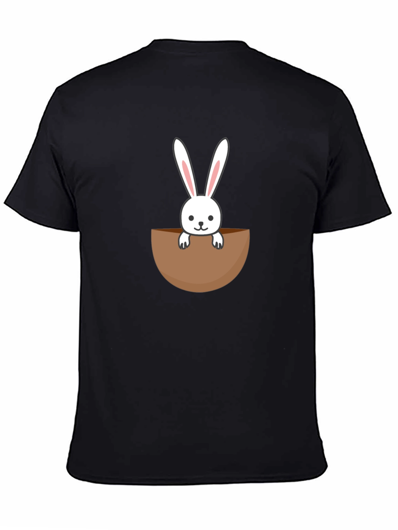 Cute Bunny in Pocket Graphic Tee