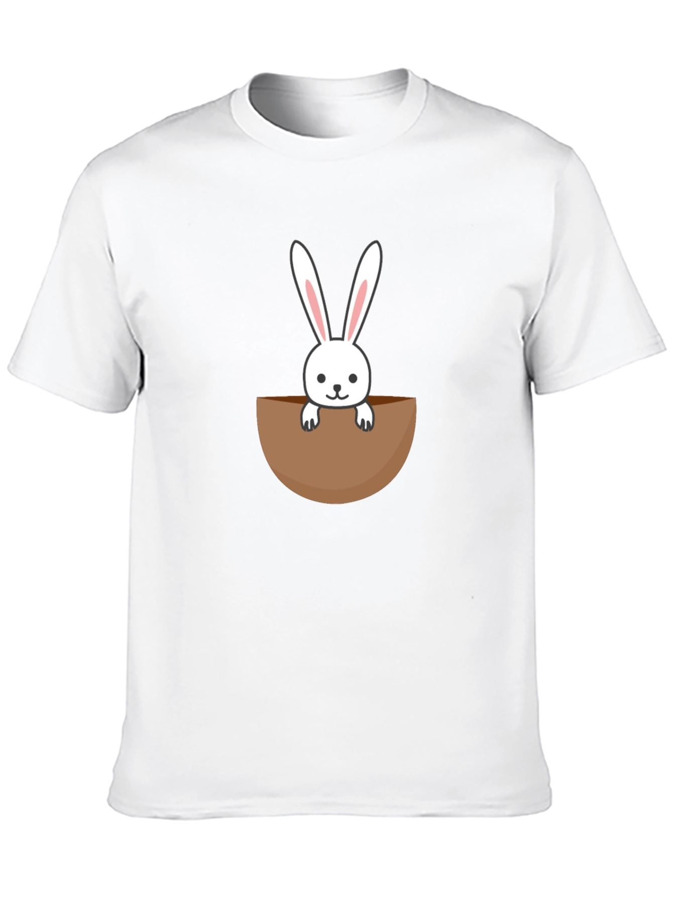 Cute Bunny in Pocket Graphic Tee