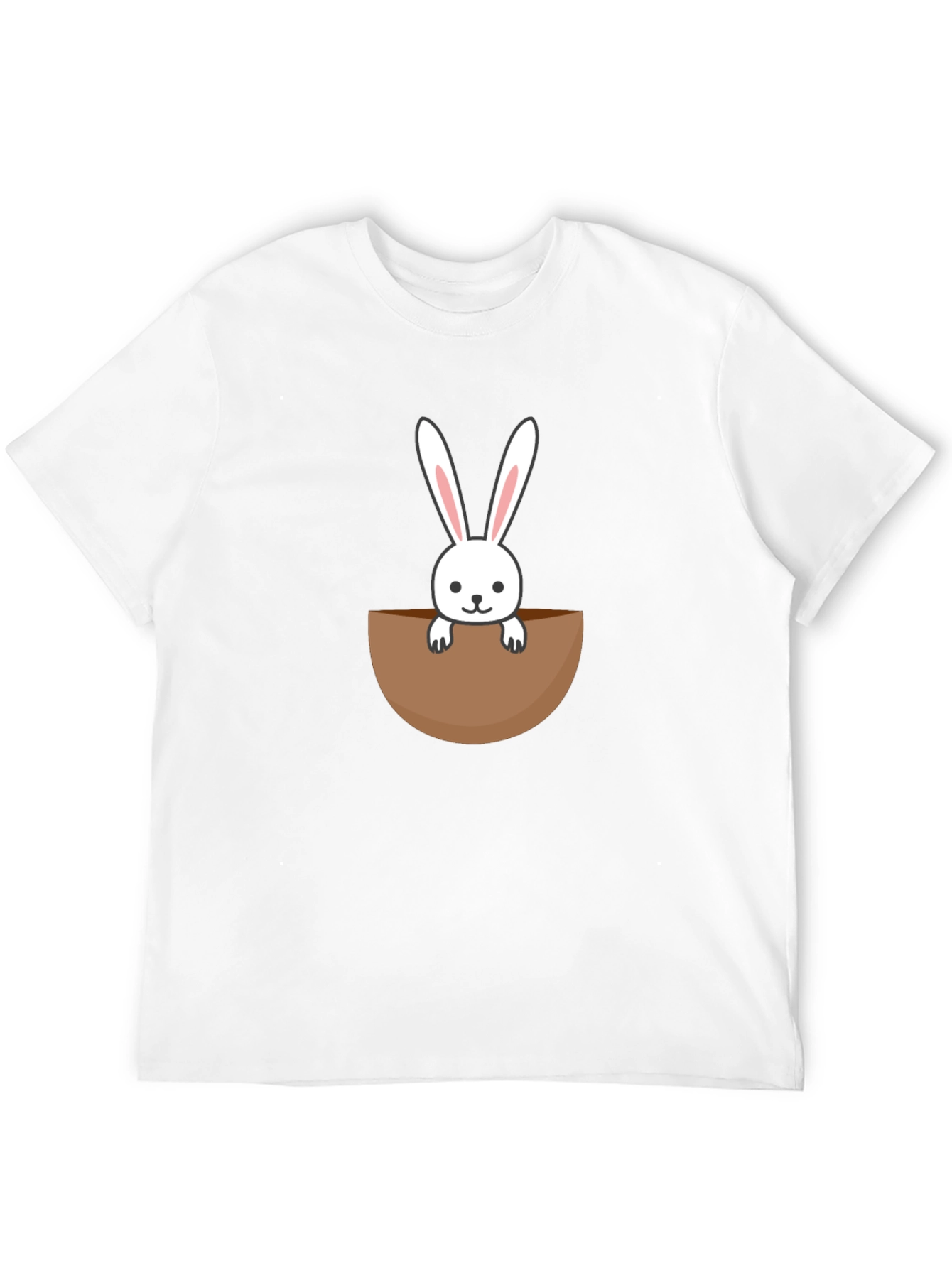 Cute Bunny in Pocket Graphic Tee