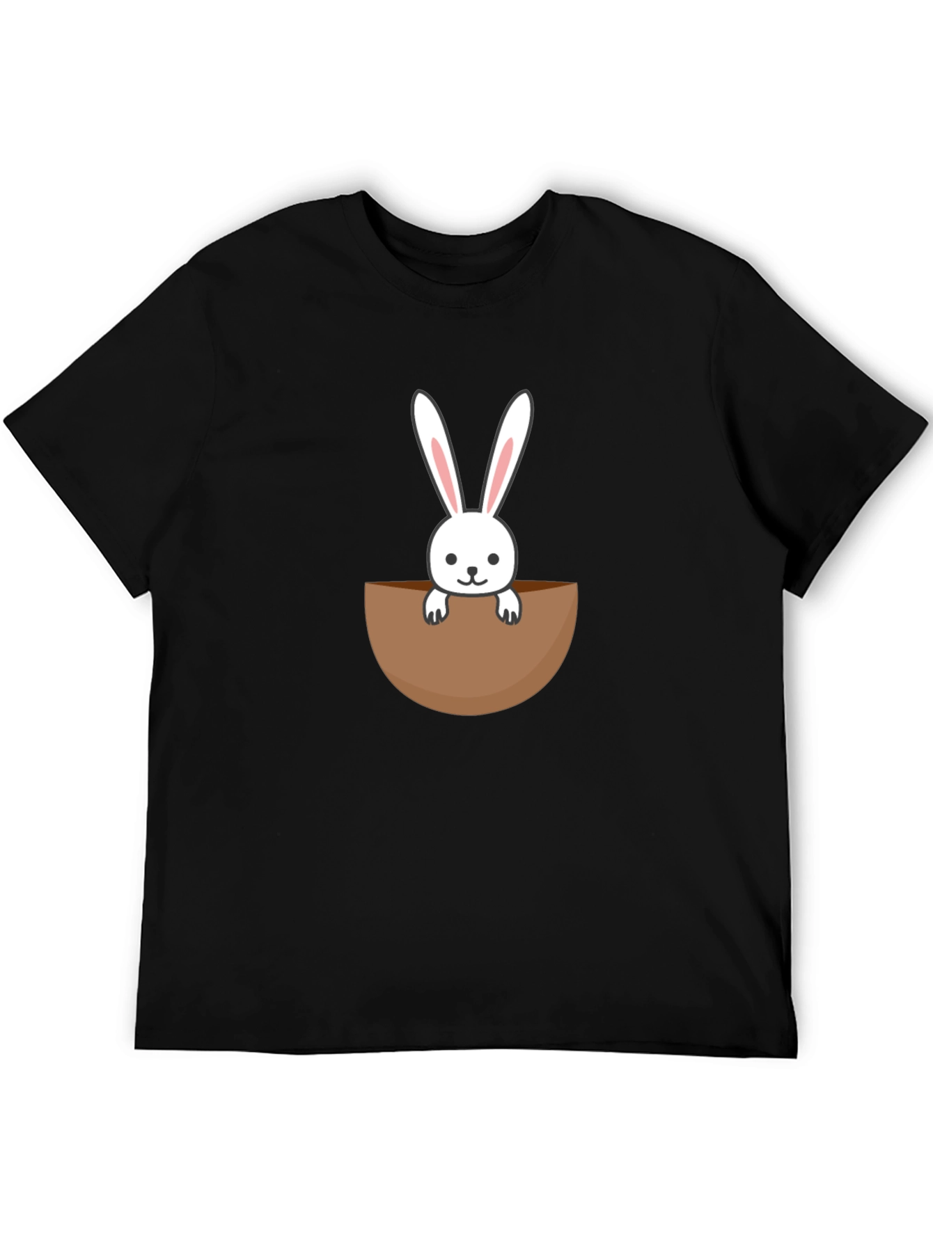 Cute Bunny in Pocket Graphic Tee