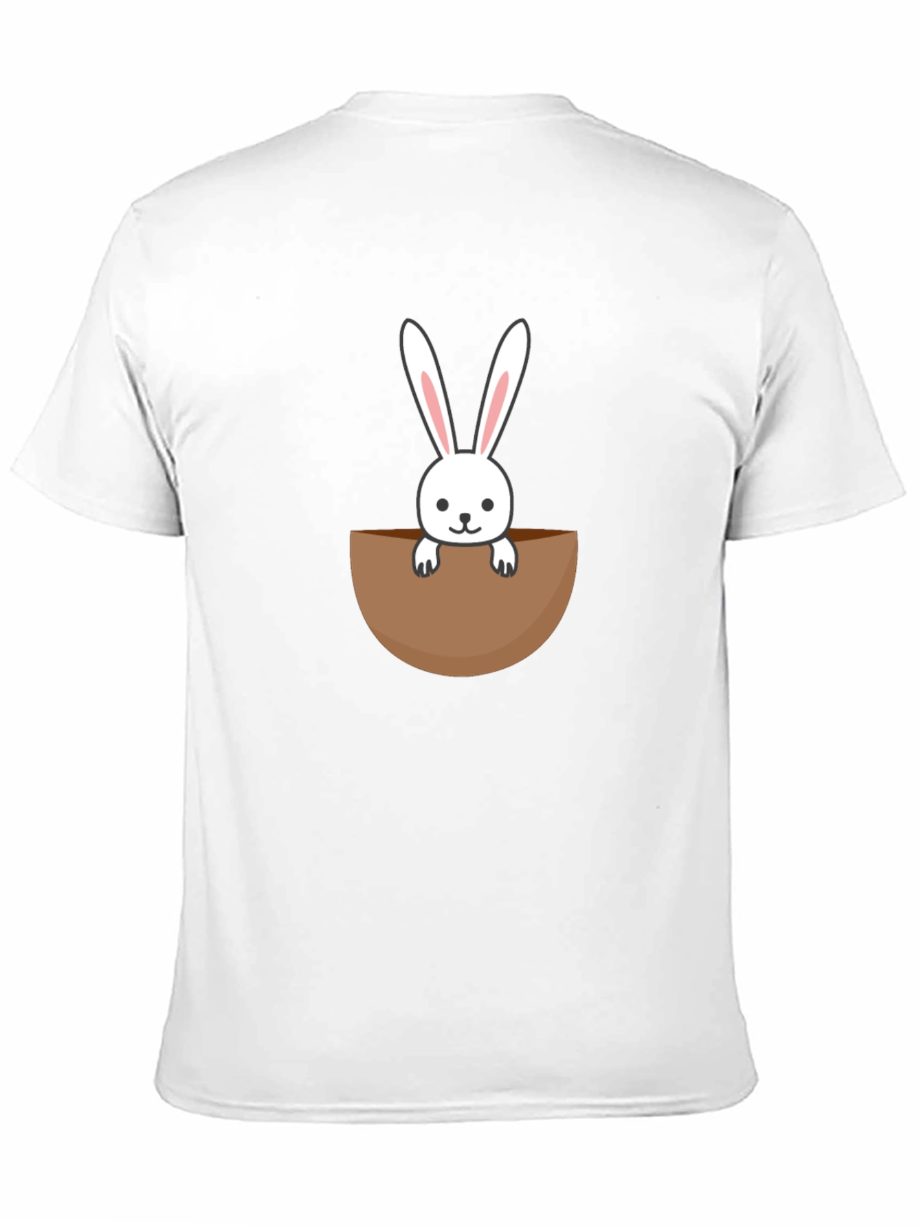Cute Bunny in Pocket Graphic Tee