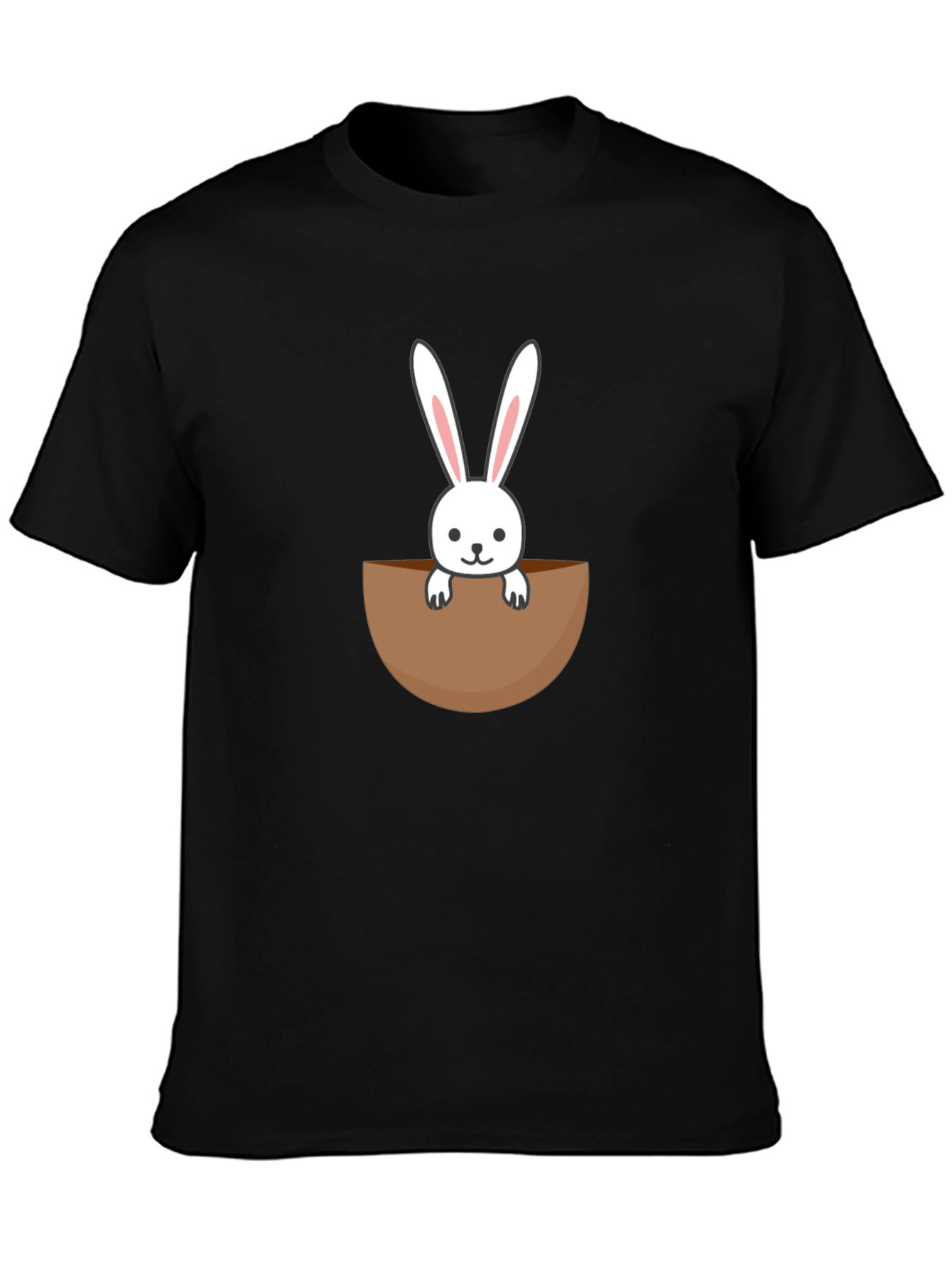 Cute Bunny in Pocket Graphic Tee