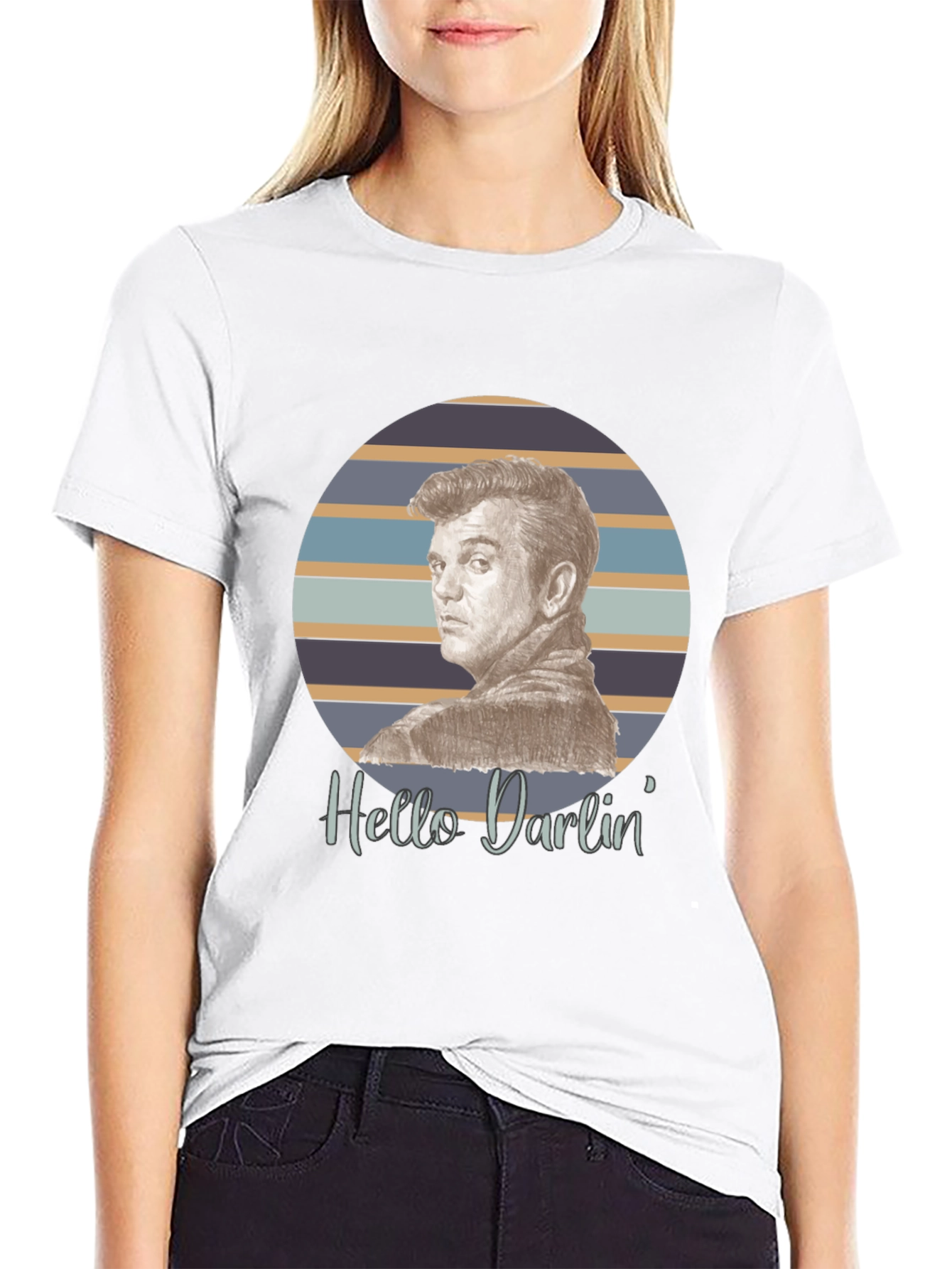 Hello Darlin Retro T-Shirt