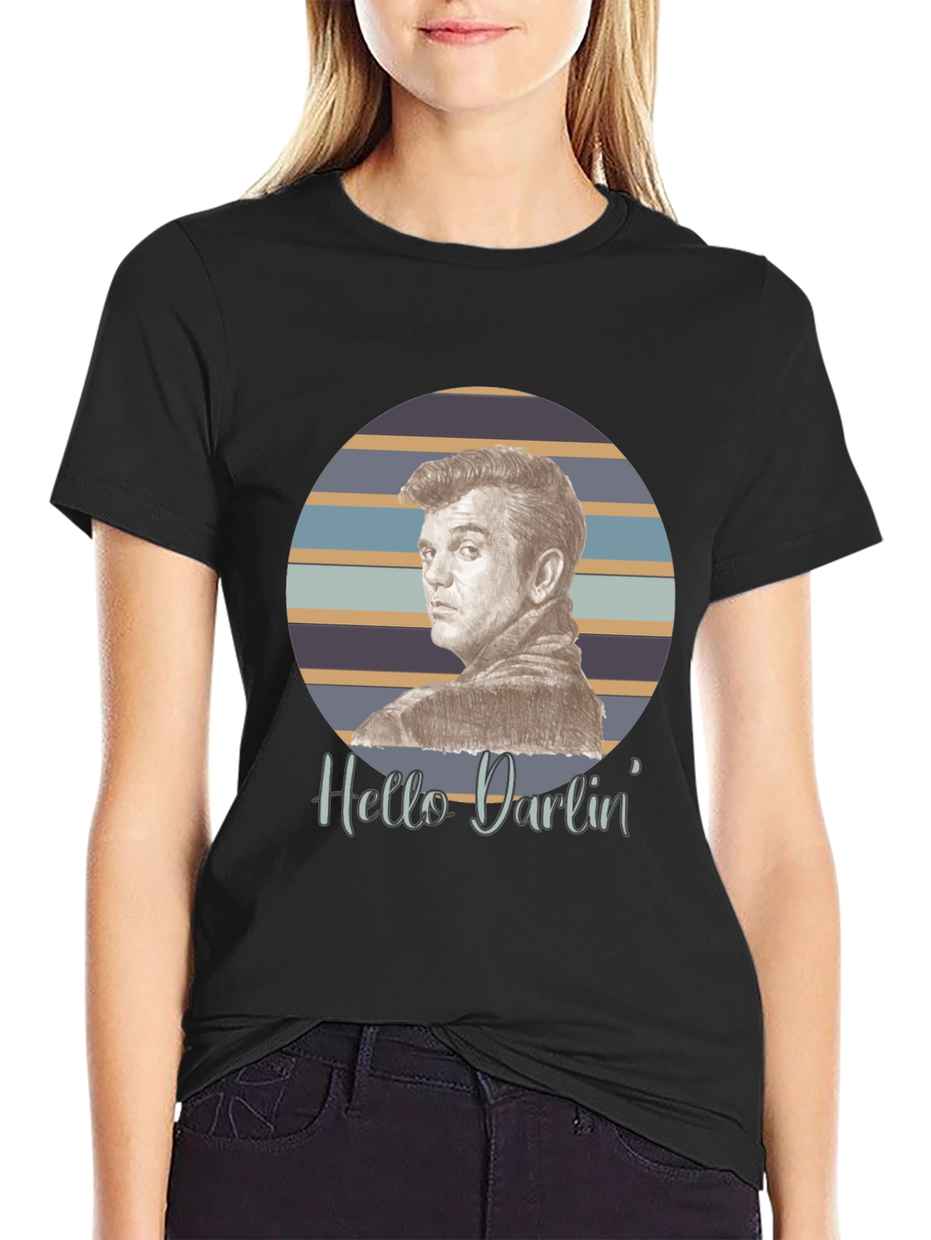 Hello Darlin Retro T-Shirt