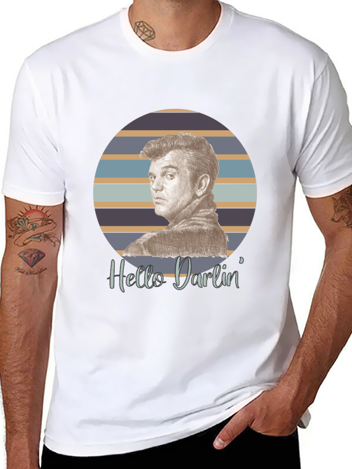 Hello Darlin Retro T-Shirt