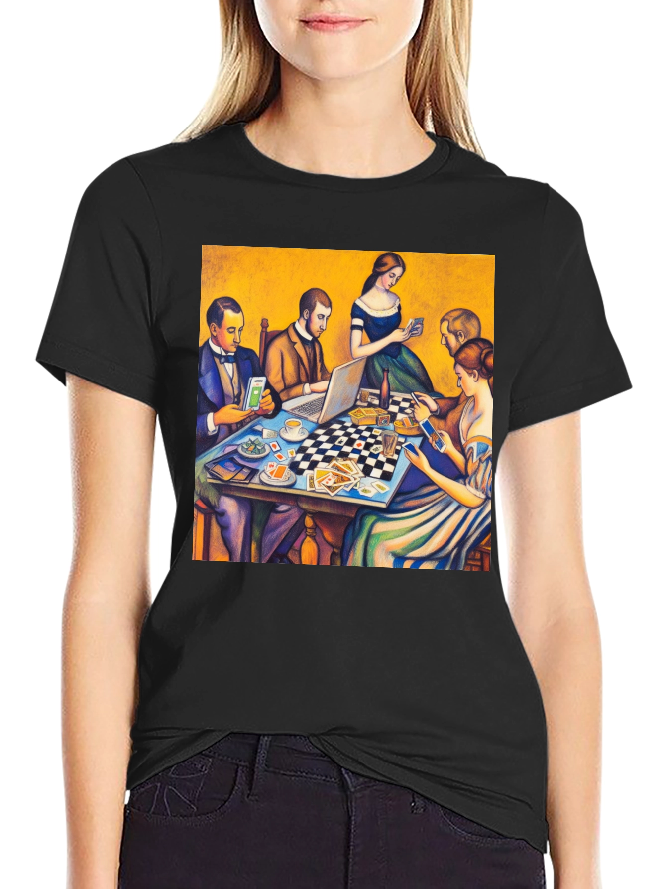 Modern Art Tee: Tech & Tradition T-Shirt
