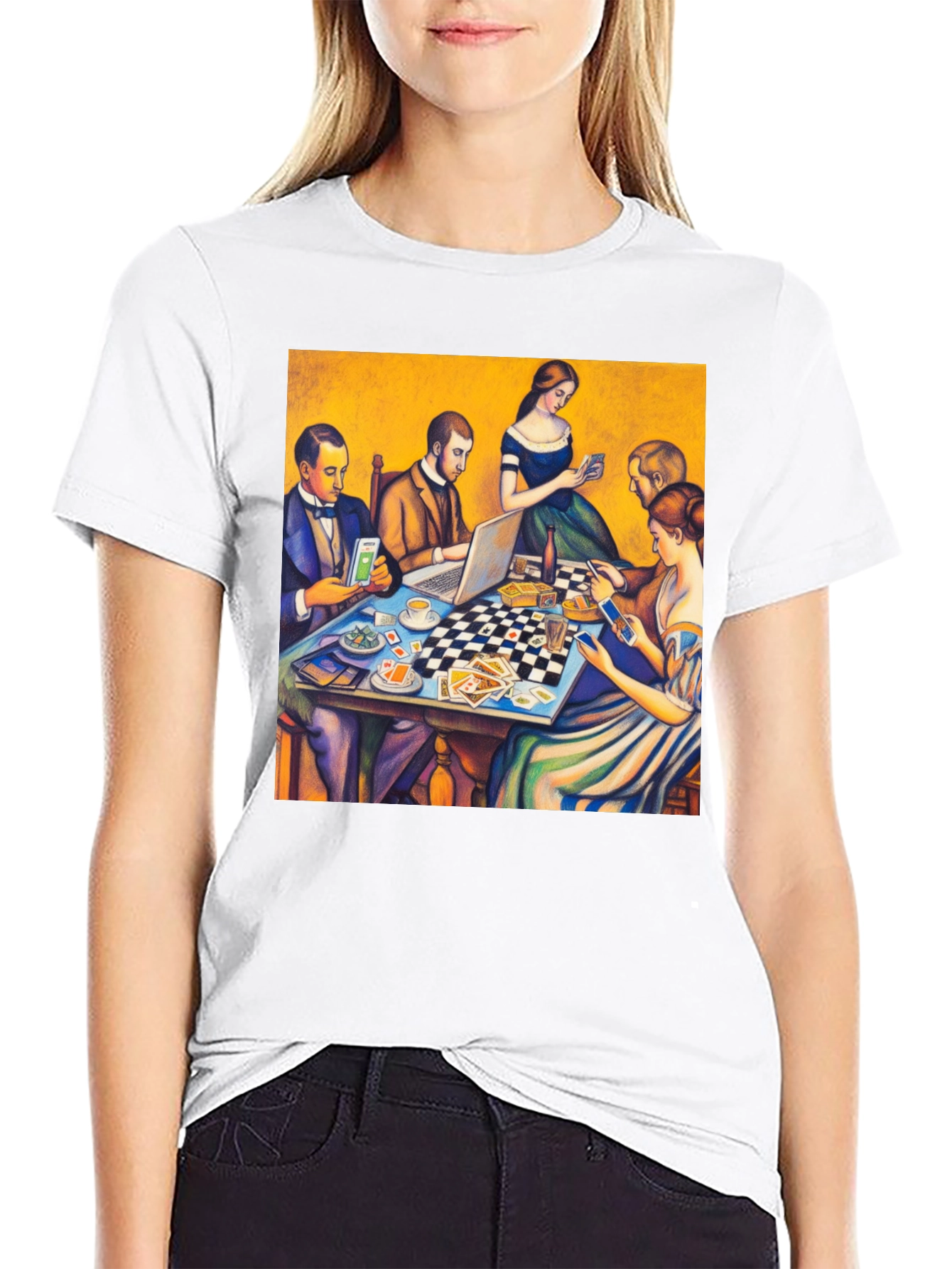 Modern Art Tee: Tech & Tradition T-Shirt
