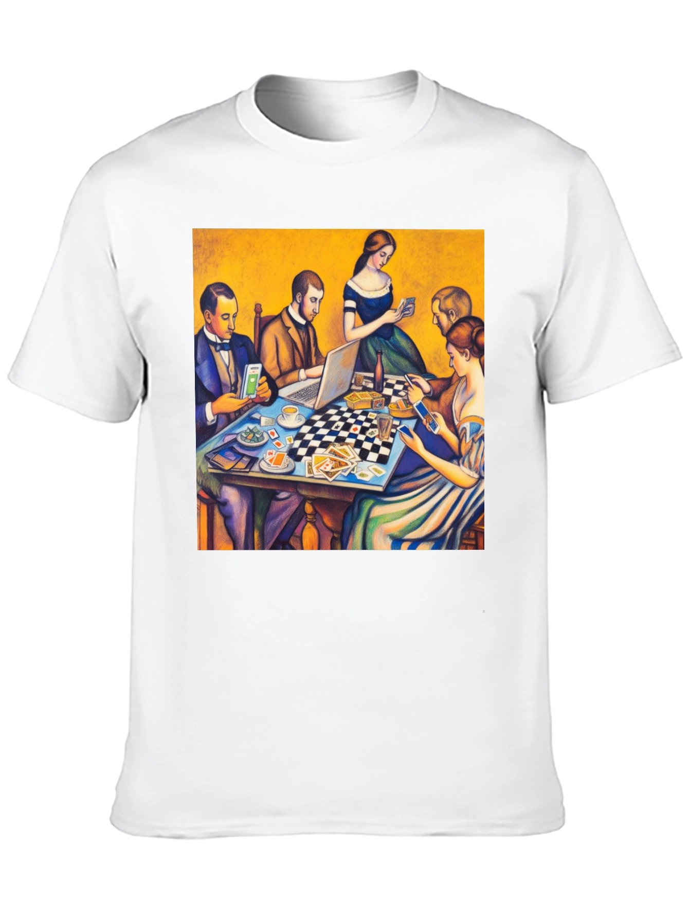 Modern Art Tee: Tech & Tradition T-Shirt