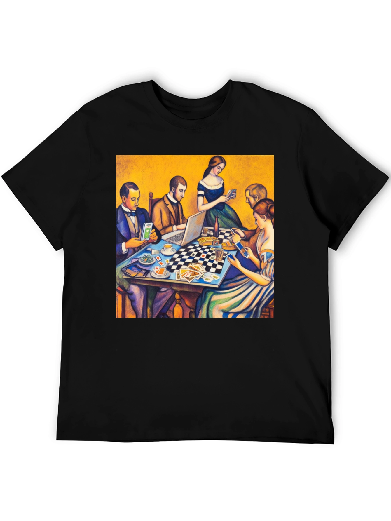 Modern Art Tee: Tech & Tradition T-Shirt