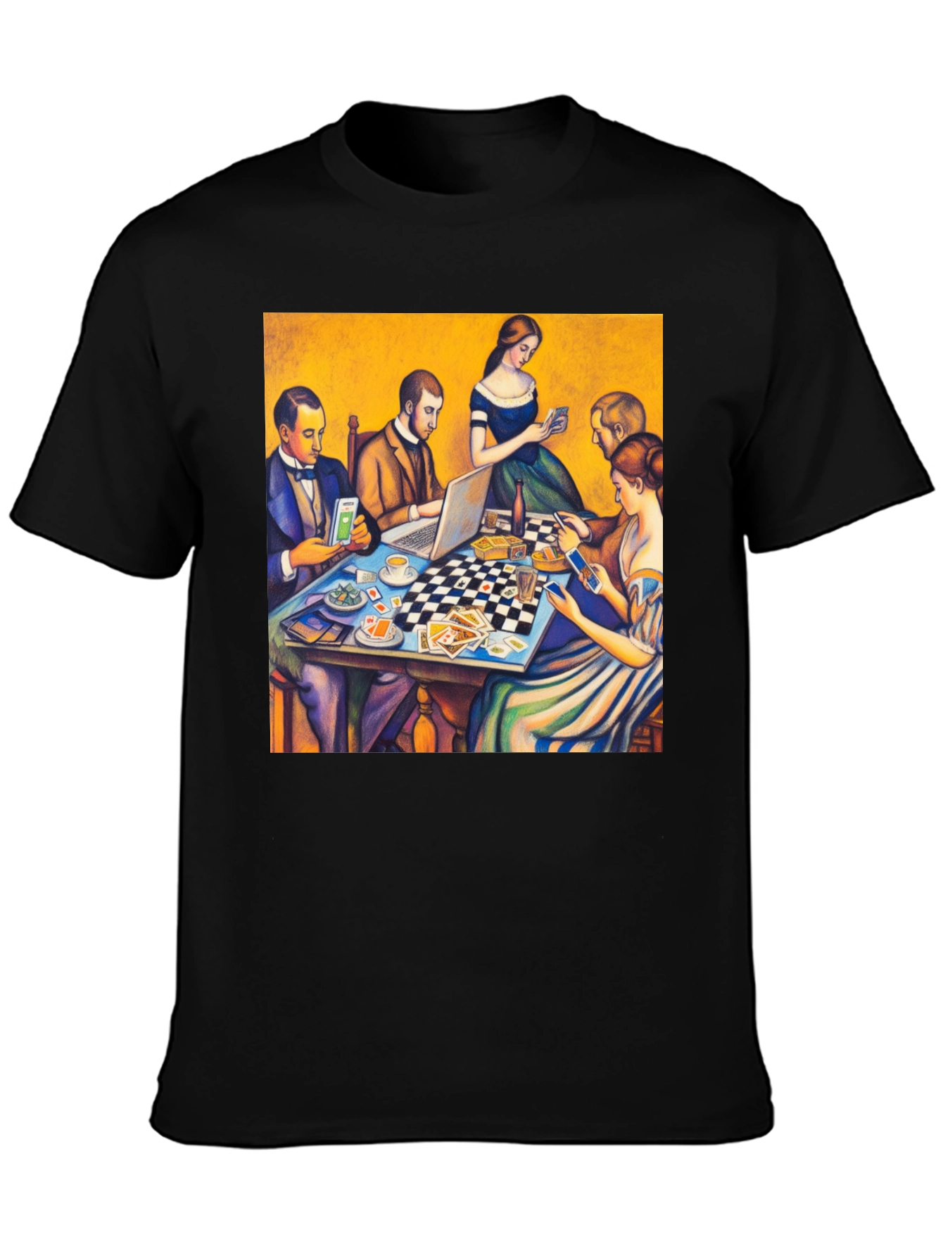 Modern Art Tee: Tech & Tradition T-Shirt