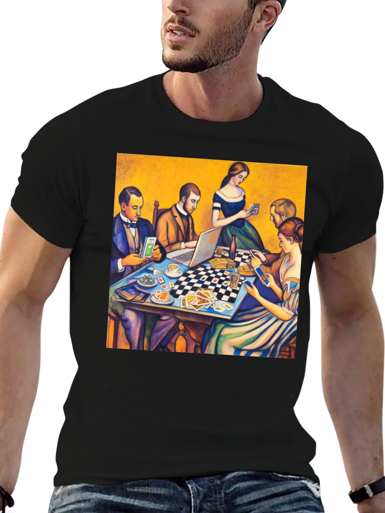 Modern Art Tee: Tech & Tradition T-Shirt