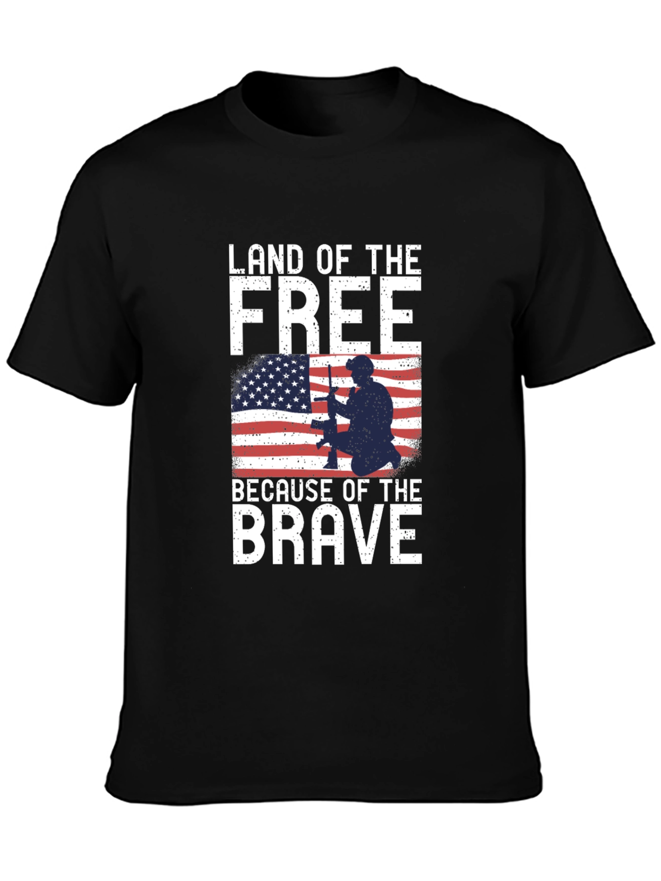 Land of the Free T-Shirt - Patriotic Design