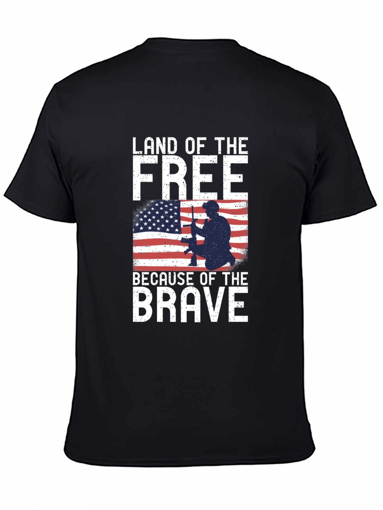 Land of the Free T-Shirt - Patriotic Design