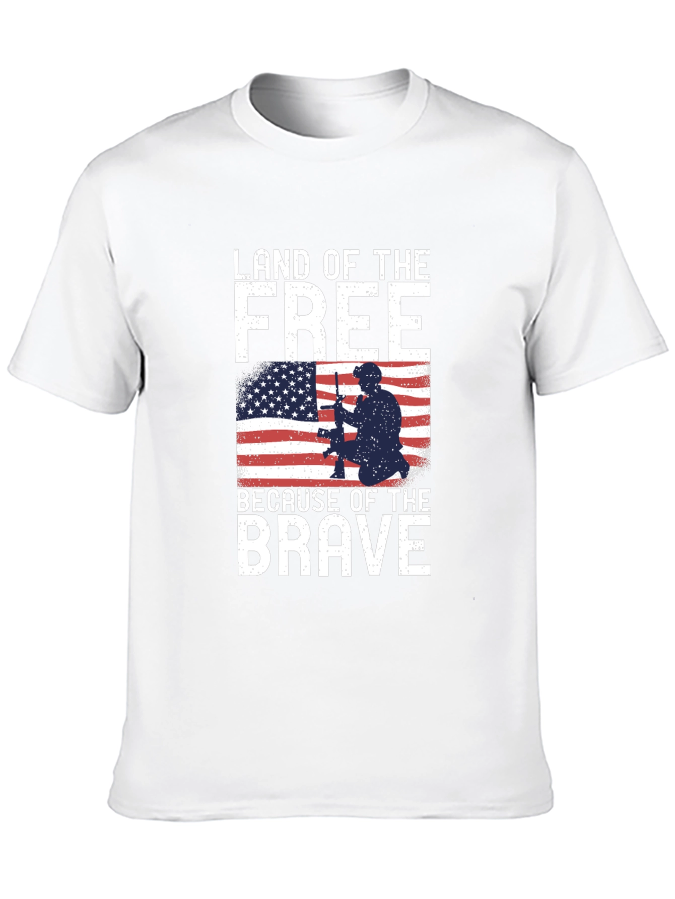 Land of the Free T-Shirt - Patriotic Design