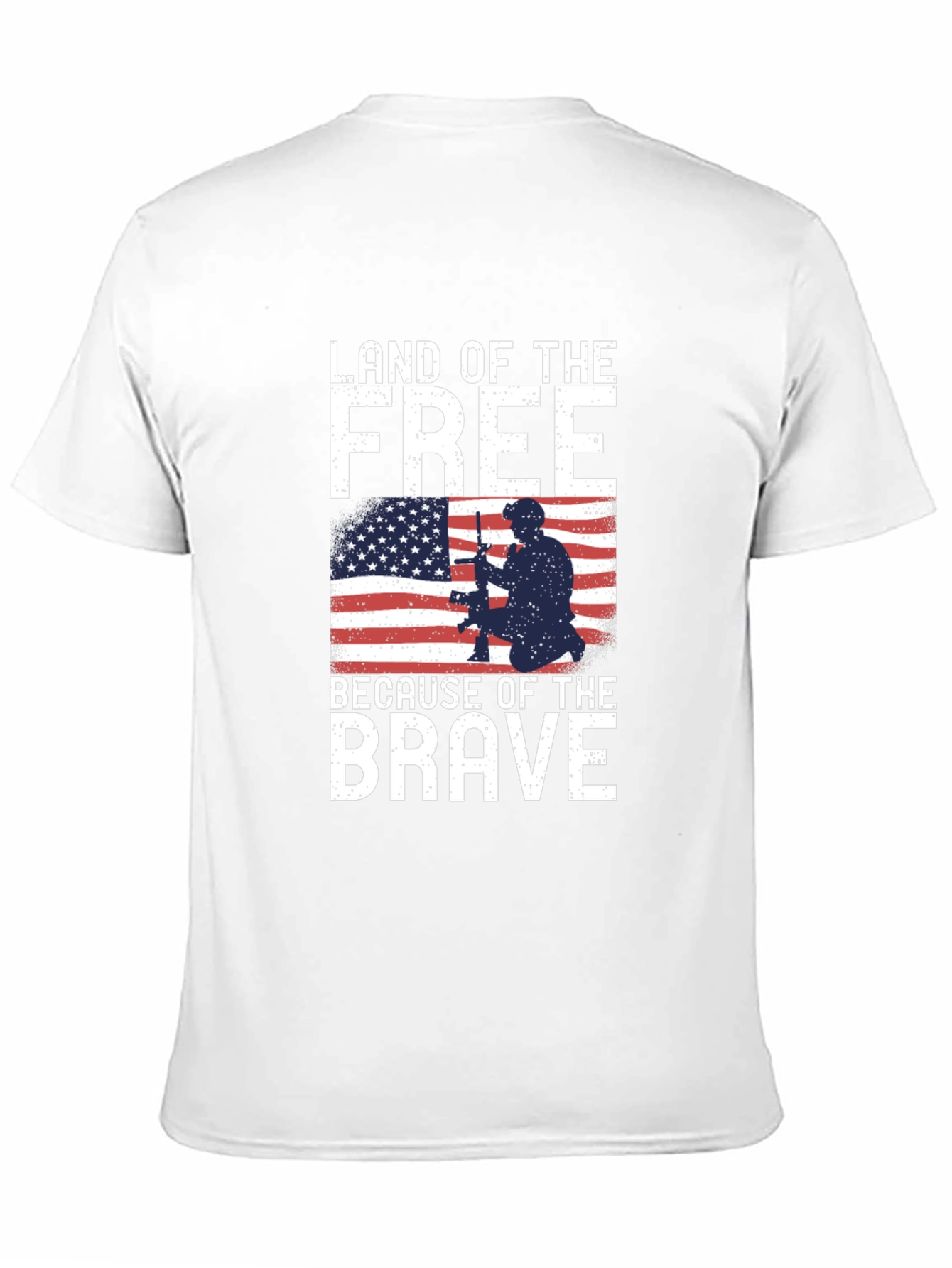 Land of the Free T-Shirt - Patriotic Design