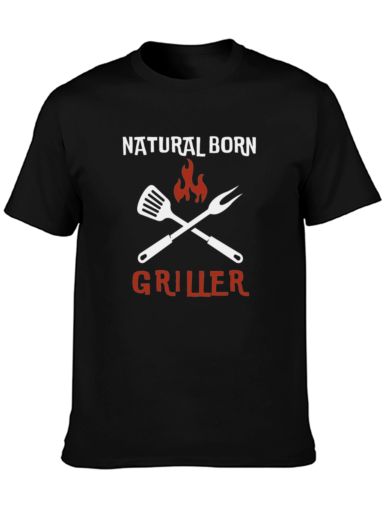 Natural Born Griller T-Shirt - BBQ Master Tee