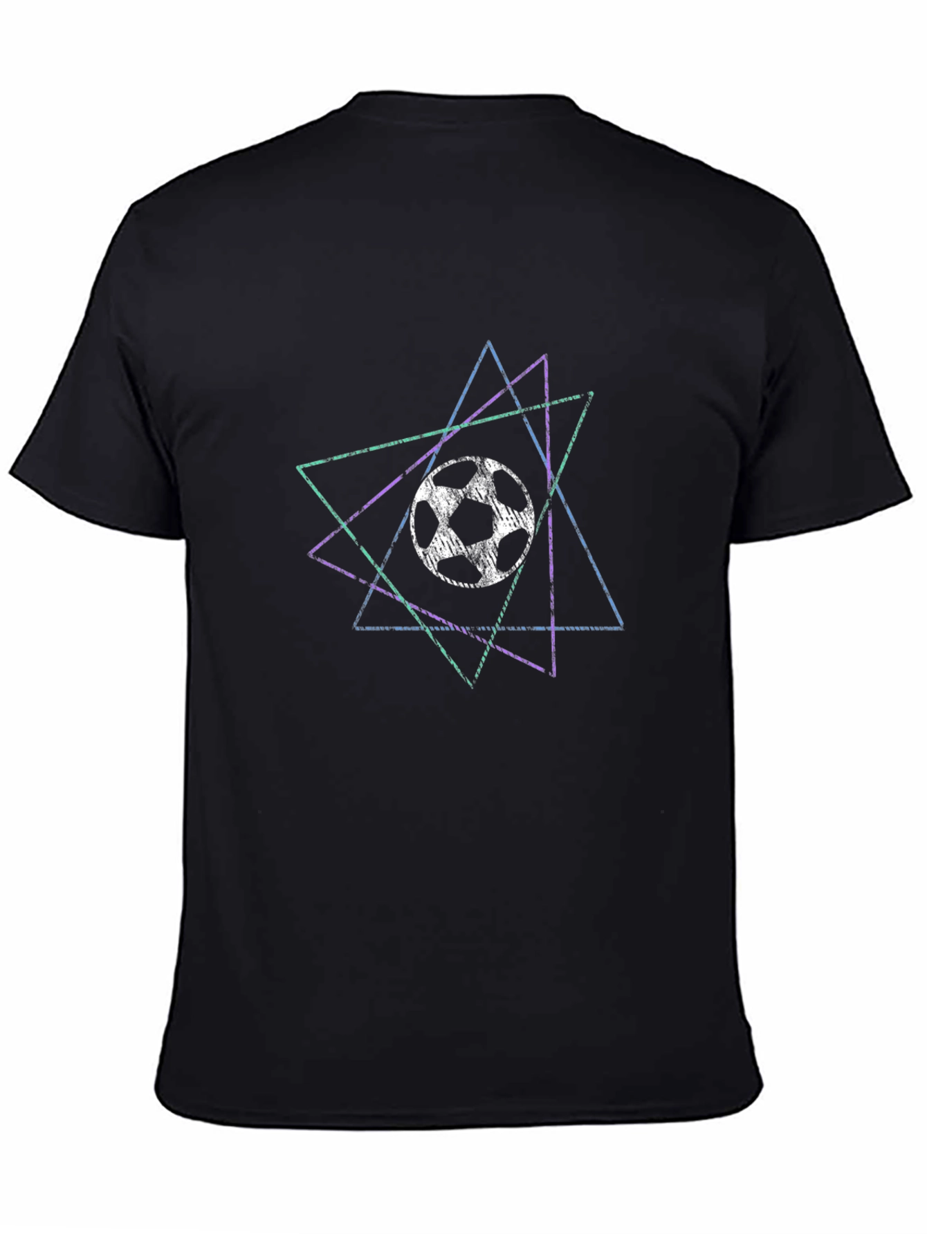 Geometric Soccer Tee - Stylish Graphic T-Shirt