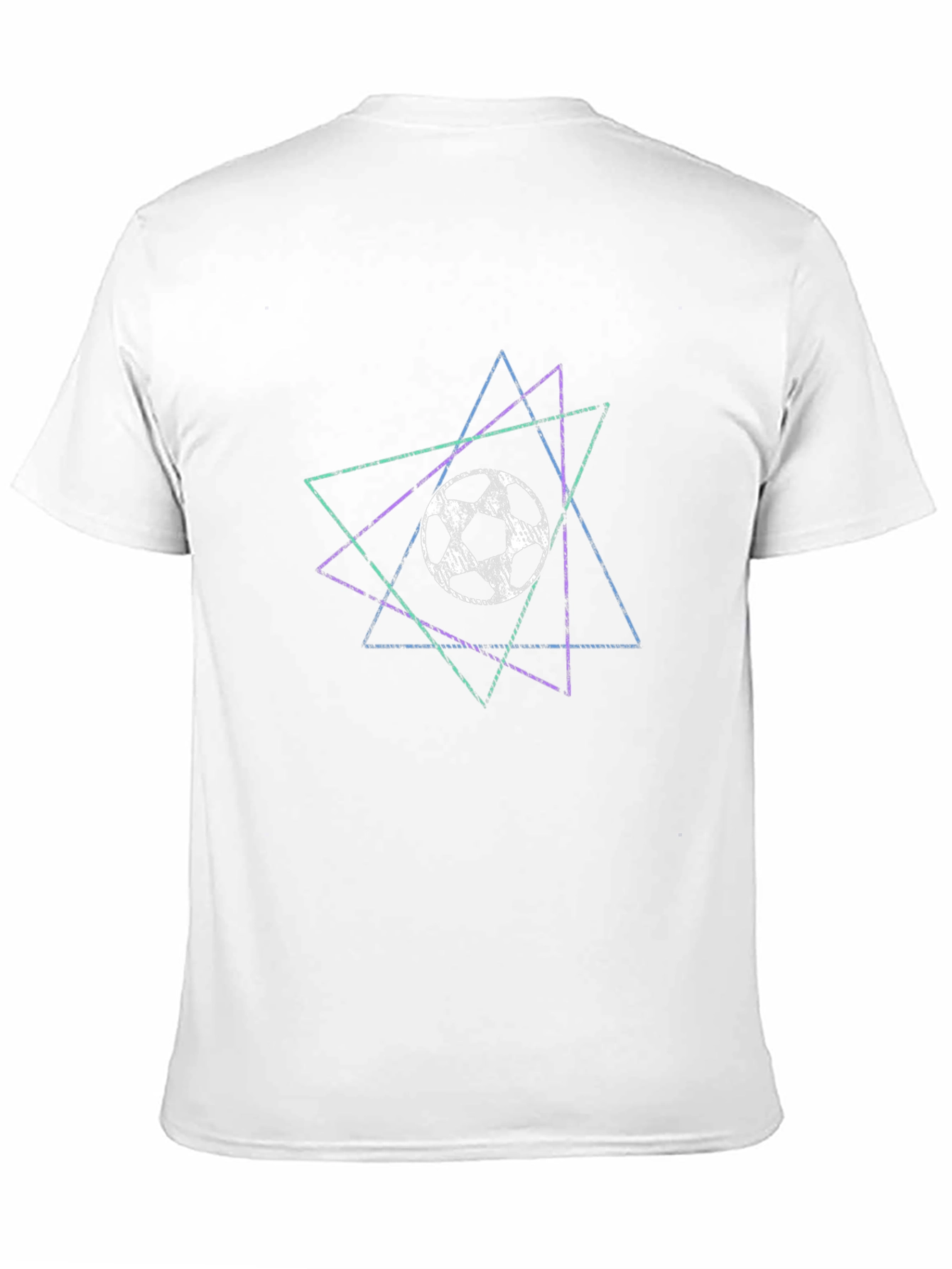 Geometric Soccer Tee - Stylish Graphic T-Shirt