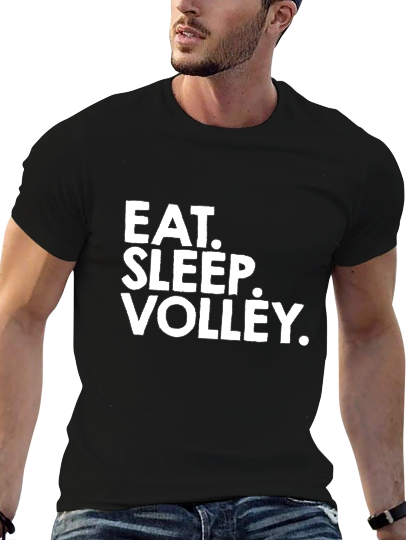 Eat Sleep Volley T-Shirt - Volleyball Lover Tee