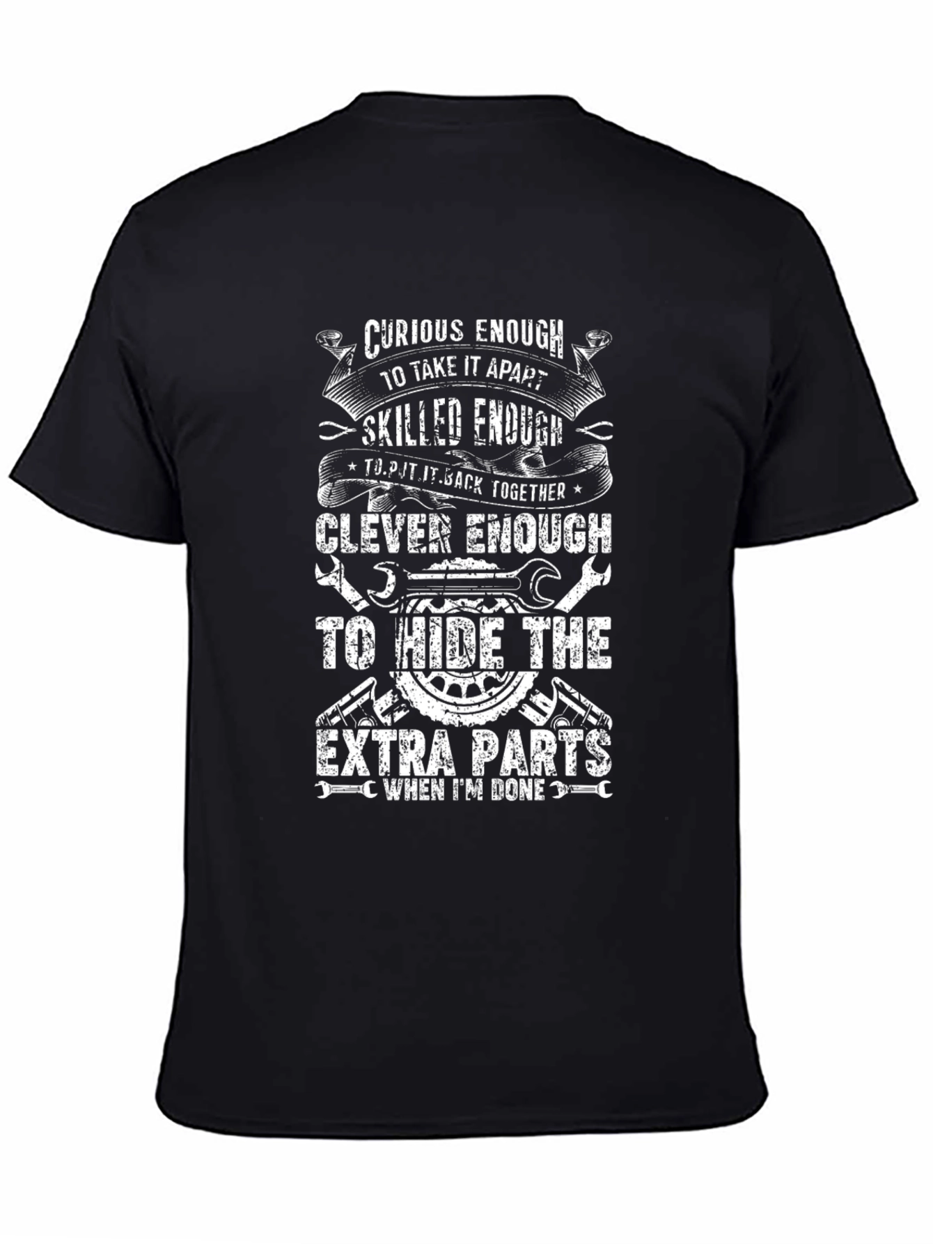 Curious Enough Mechanic T-Shirt