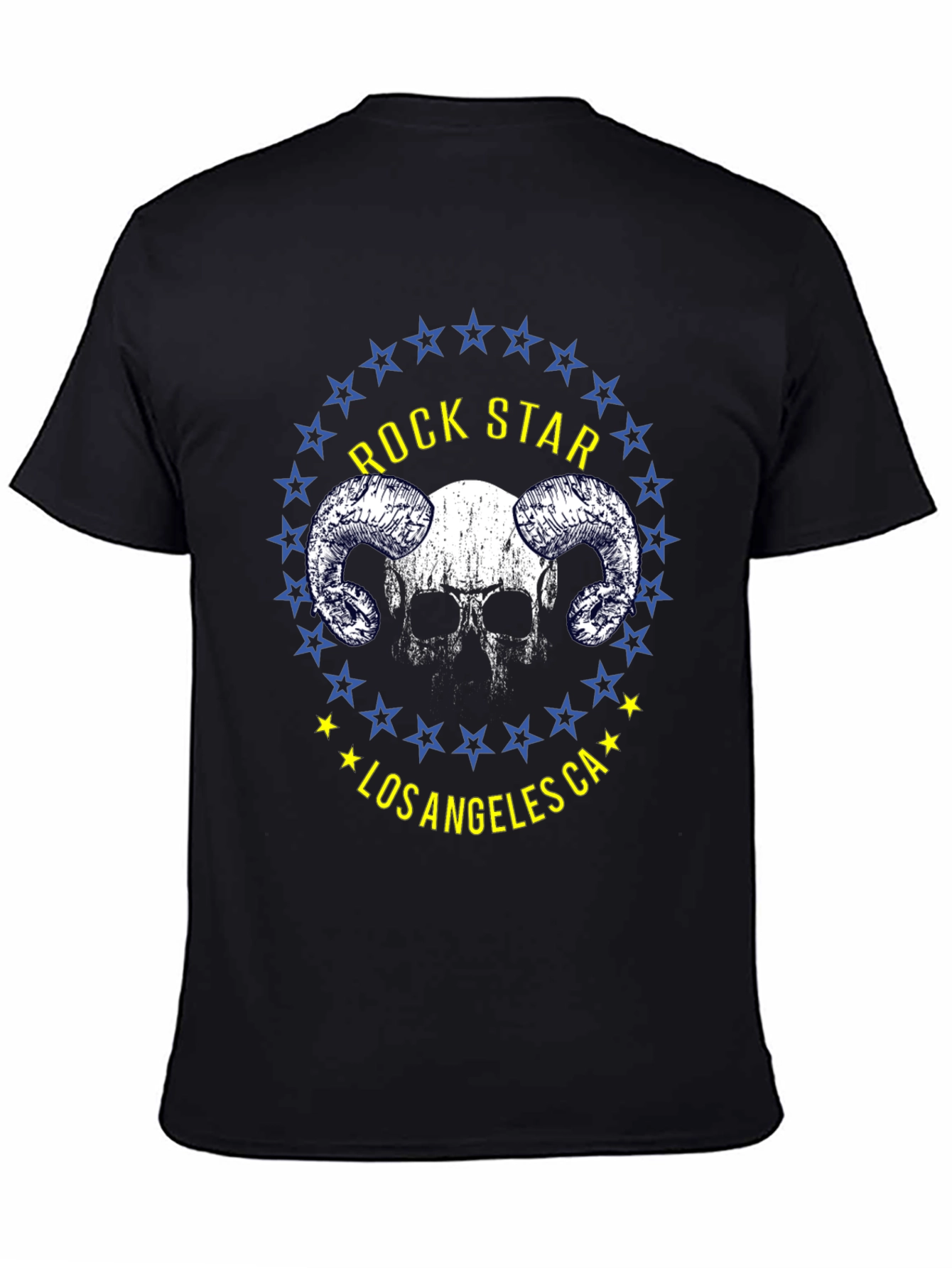 Rock Star Los Angeles Skull Graphic Tee