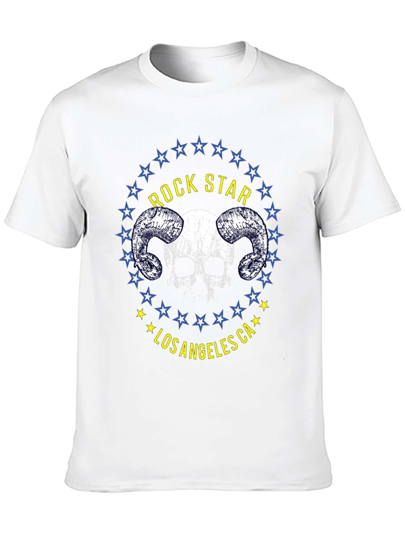 Rock Star Los Angeles Skull Graphic Tee