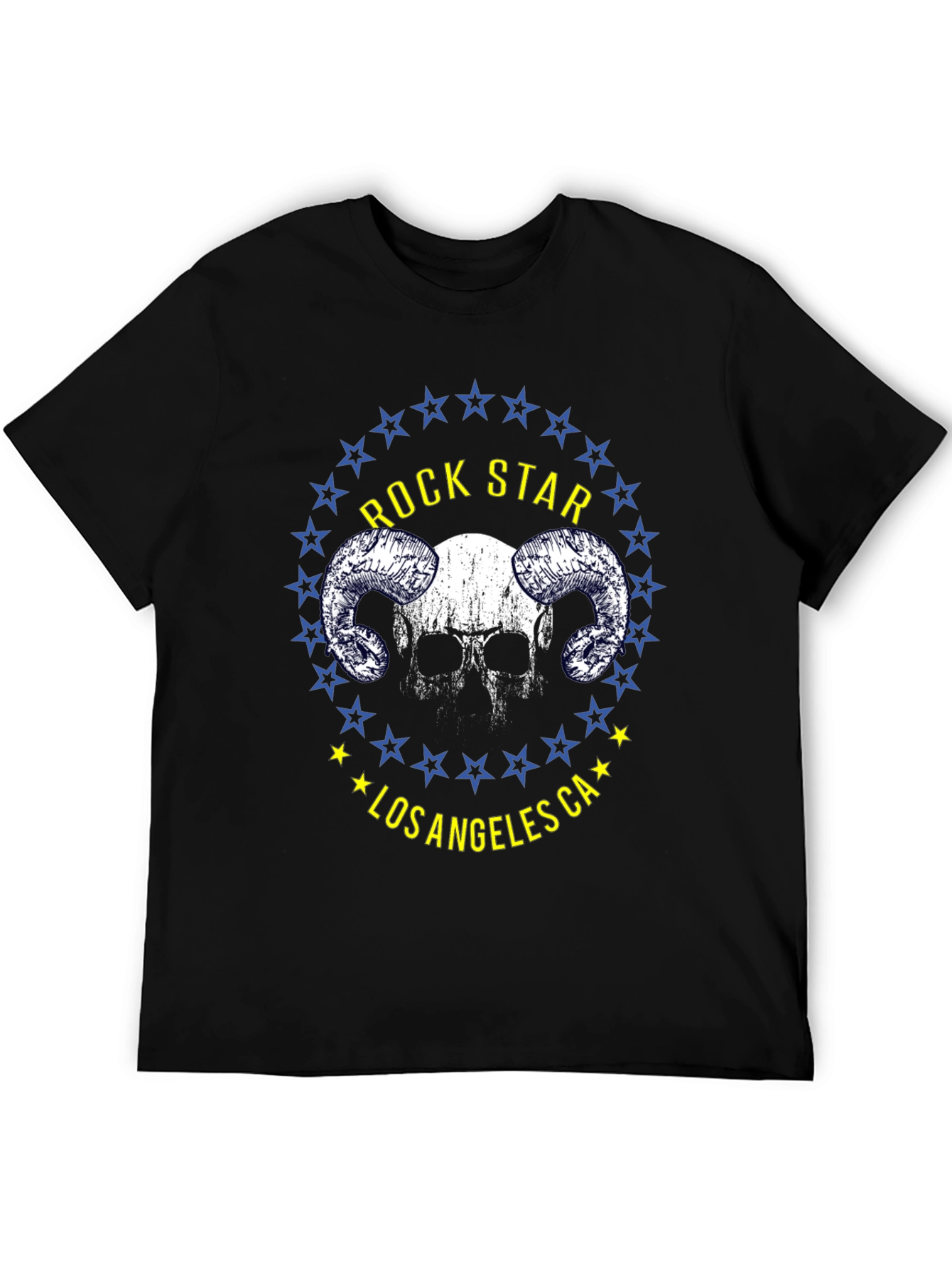 Rock Star Los Angeles Skull Graphic Tee