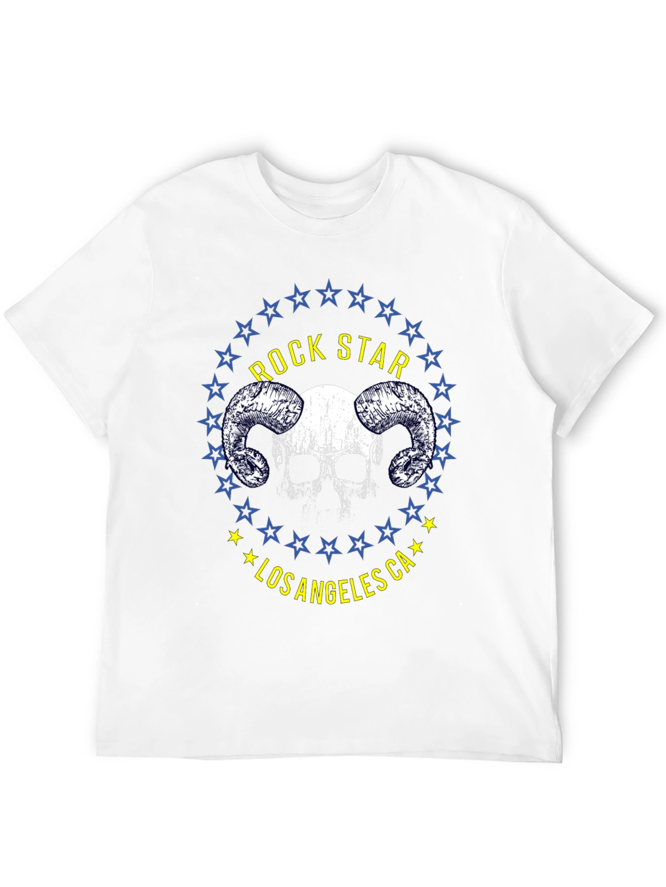 Rock Star Los Angeles Skull Graphic Tee