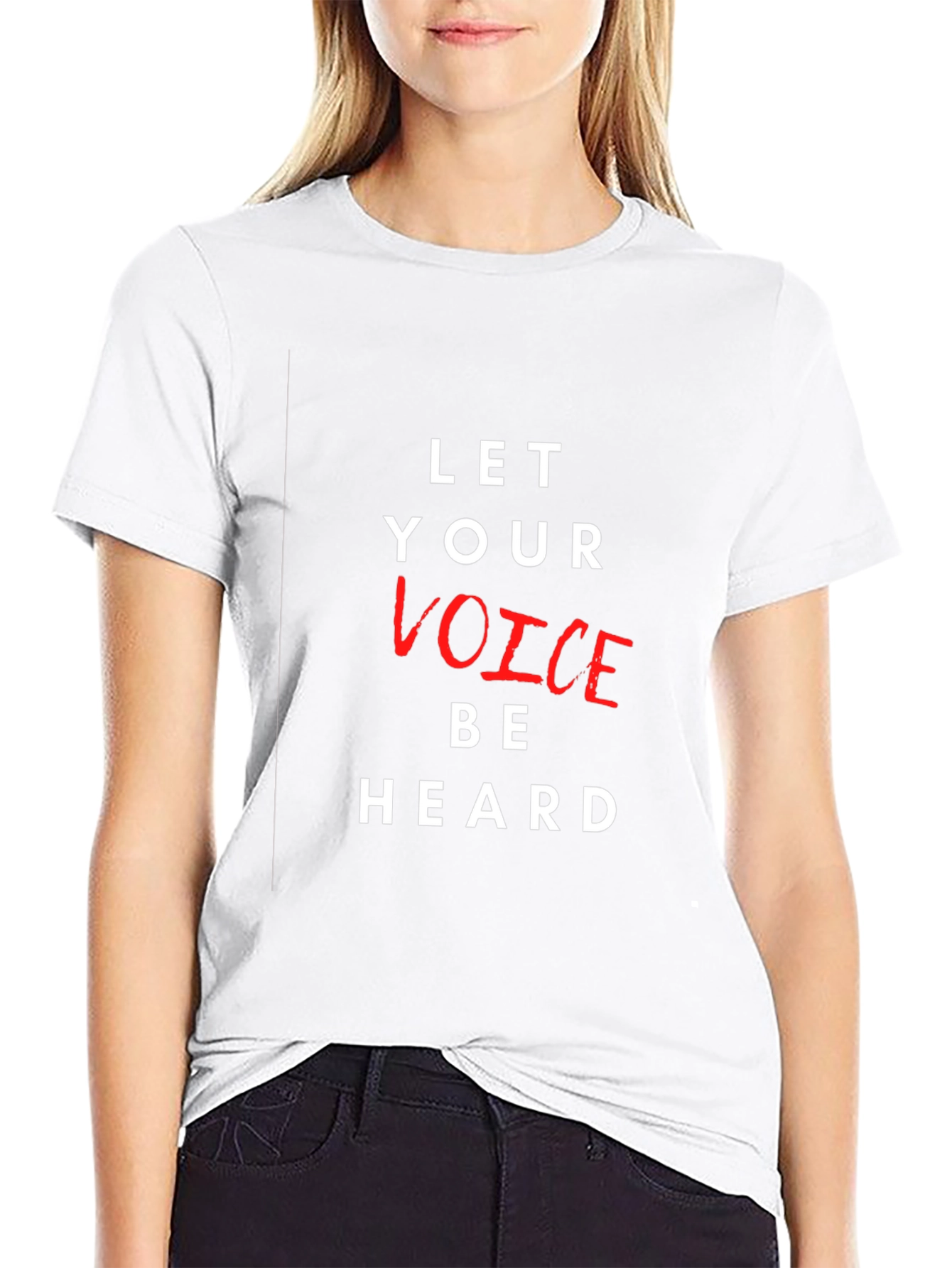 Let Your Voice Be Heard Graphic Tee