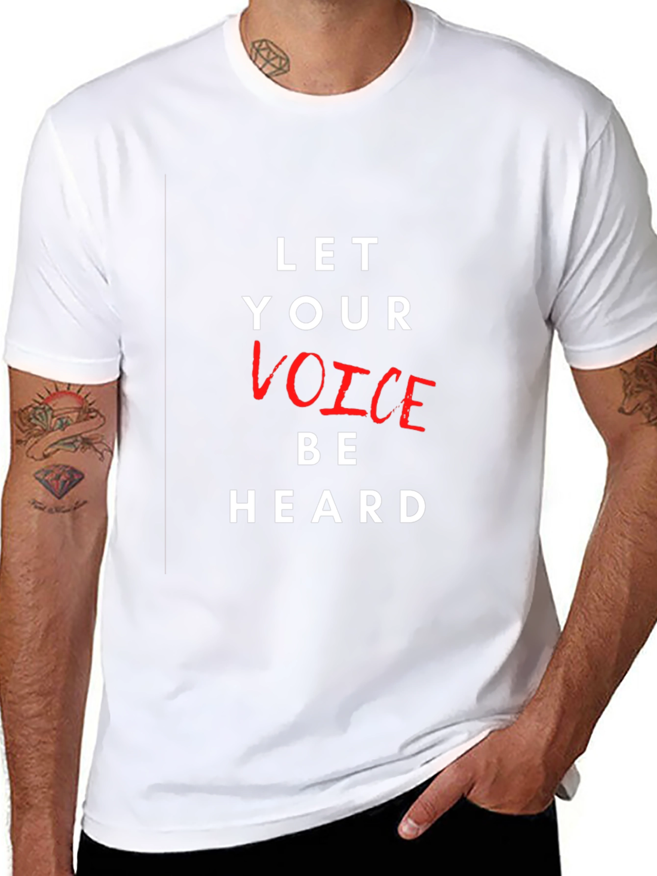 Let Your Voice Be Heard Graphic Tee