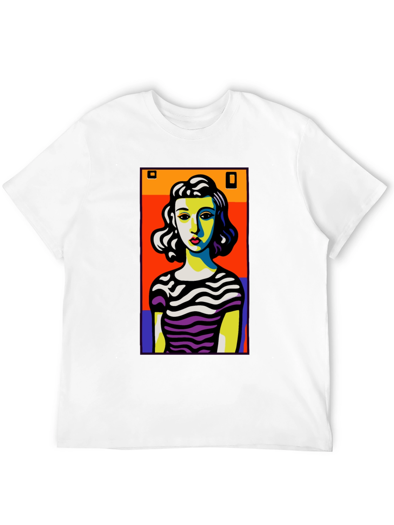 Pop Art Woman Graphic T-Shirt
