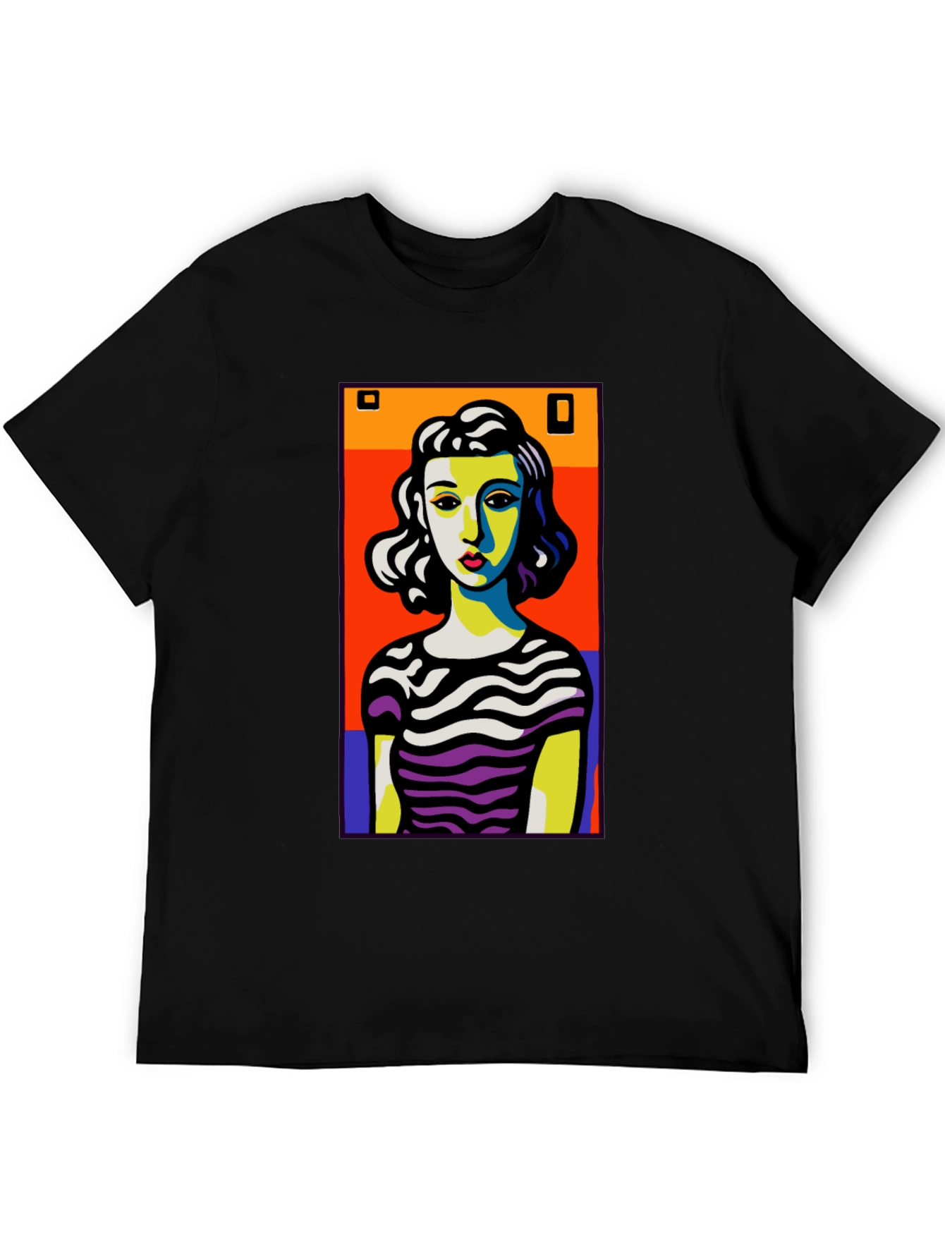 Pop Art Woman Graphic T-Shirt