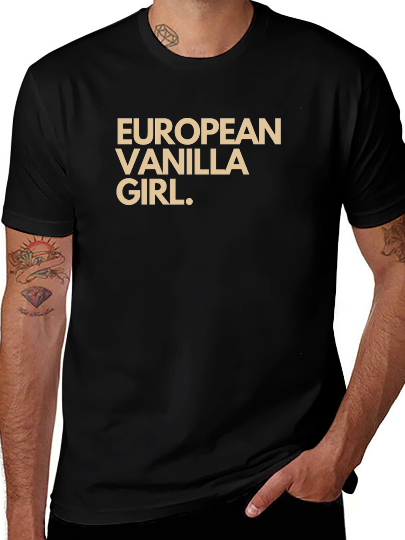 European Vanilla Girl Graphic Tee