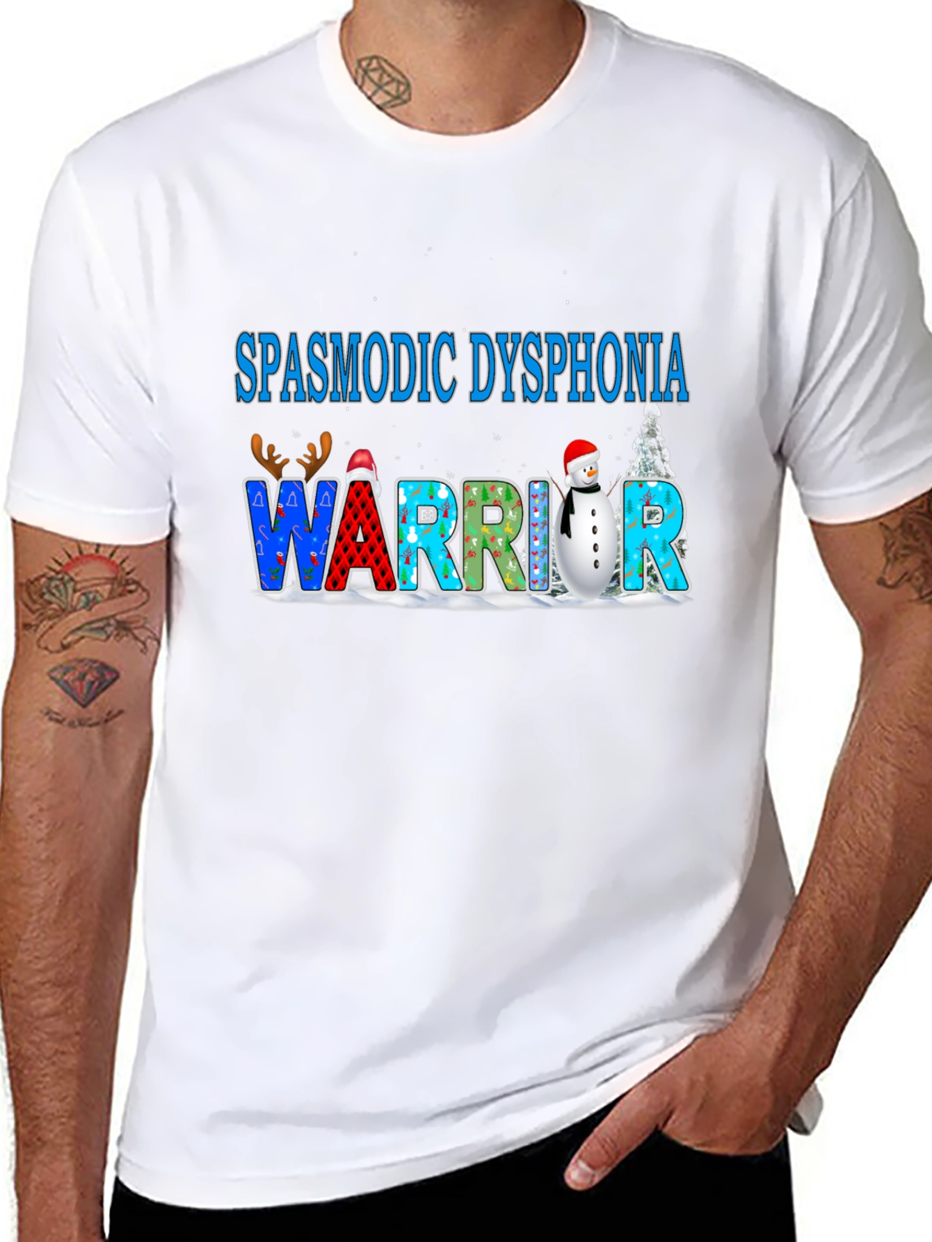 Spasmodic Dysphonia Warrior T-Shirt