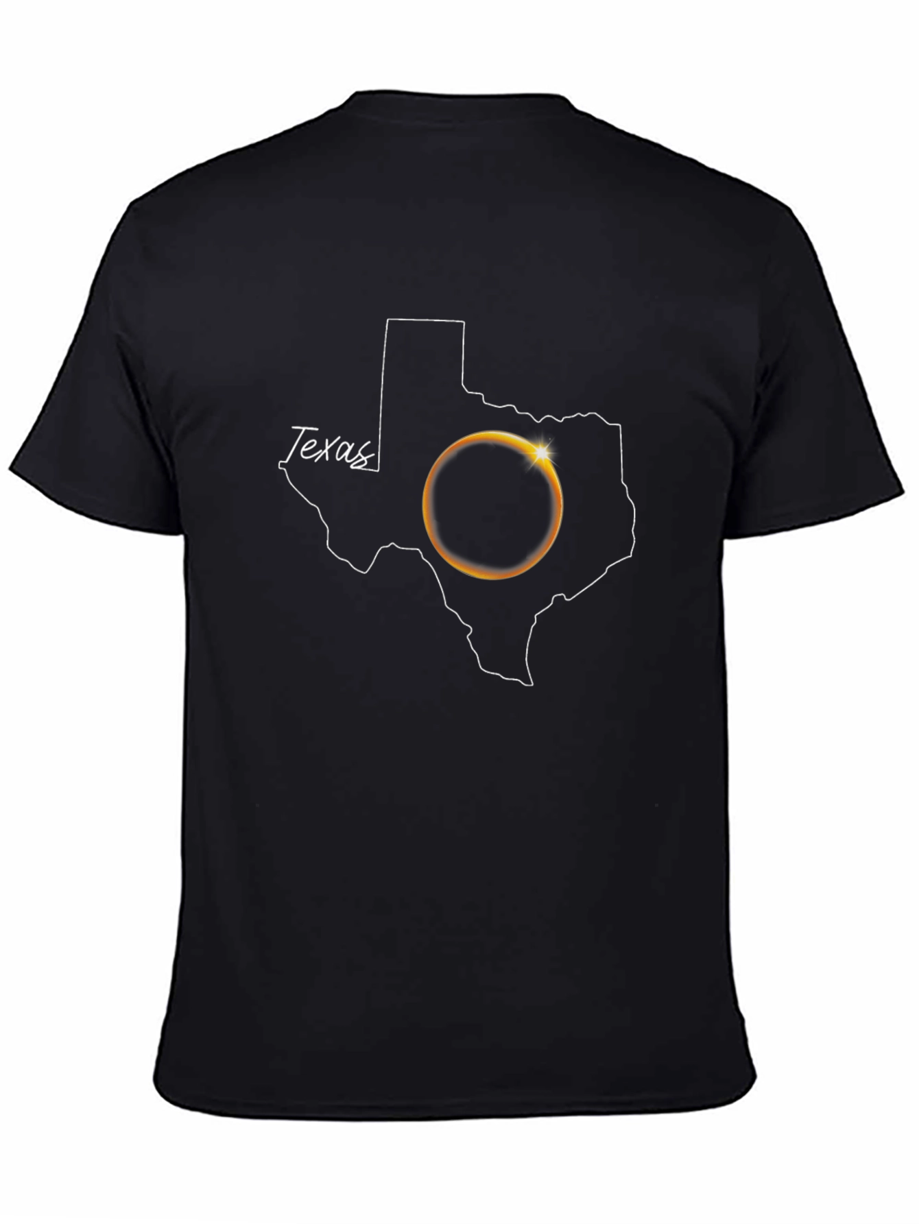 Texas Eclipse T-Shirt - Black