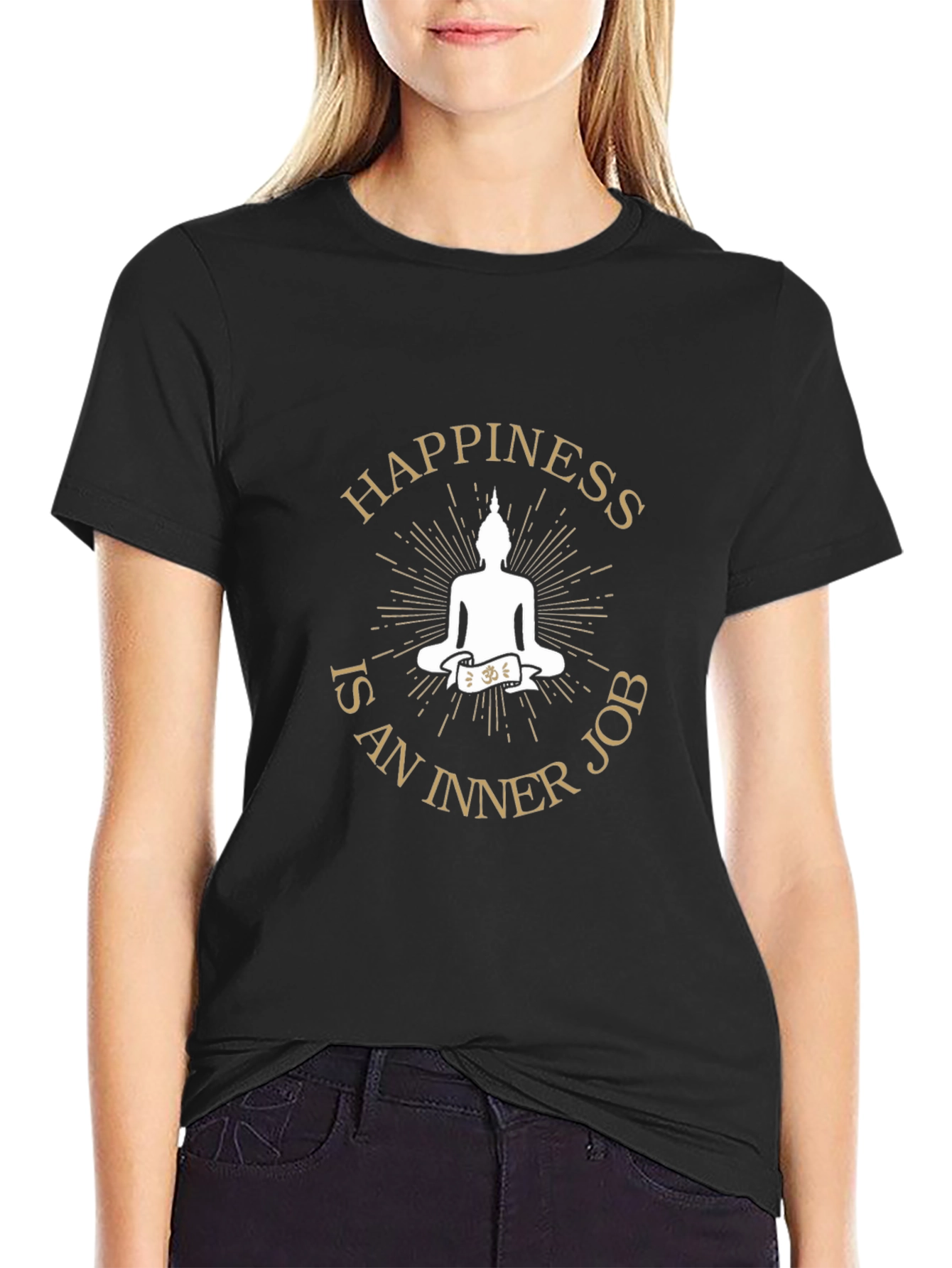 Happiness Is An Inner Job Graphic Tee