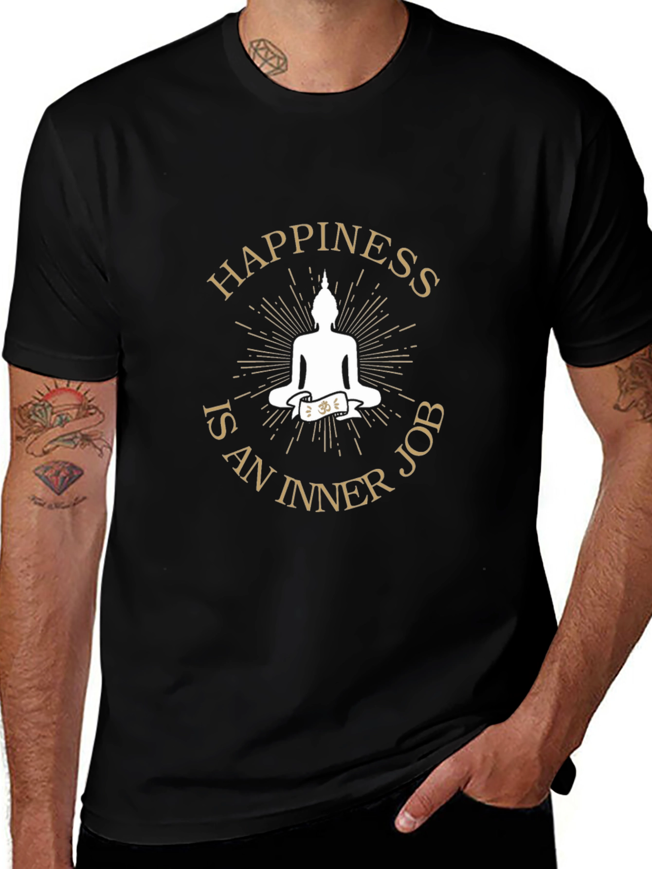 Happiness Is An Inner Job Graphic Tee