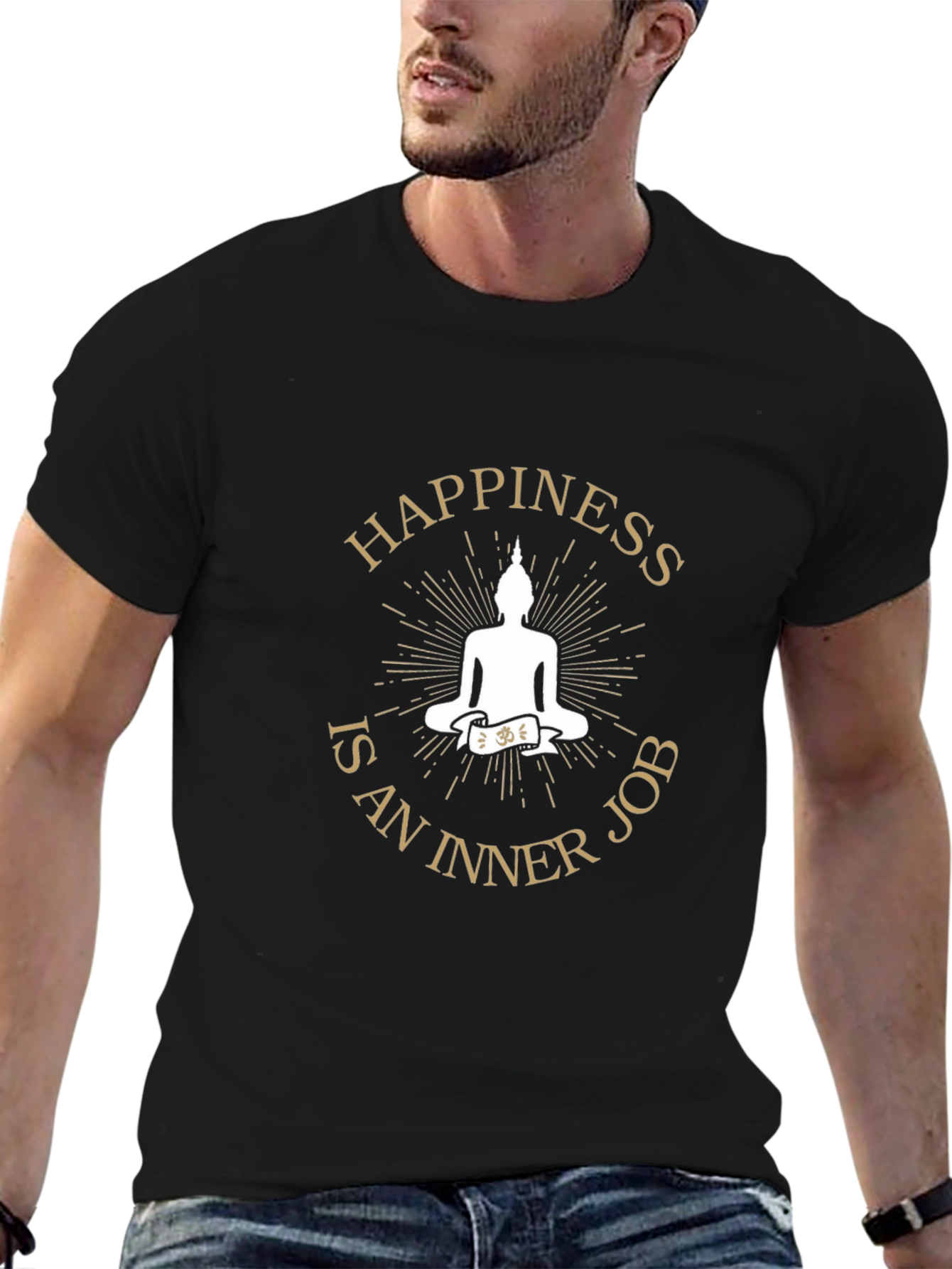 Happiness Is An Inner Job Graphic Tee