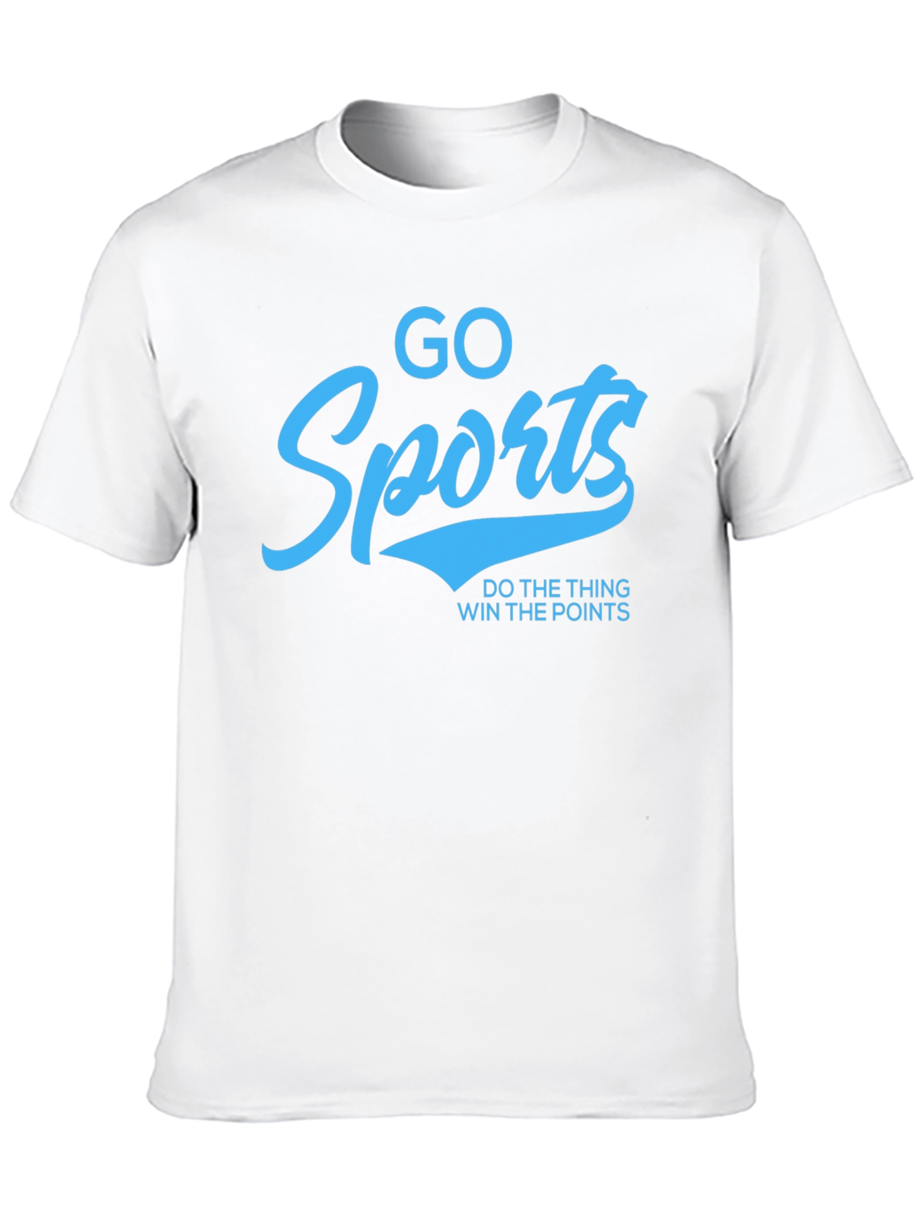 Go Sports! Funny Slogan Graphic T-Shirt