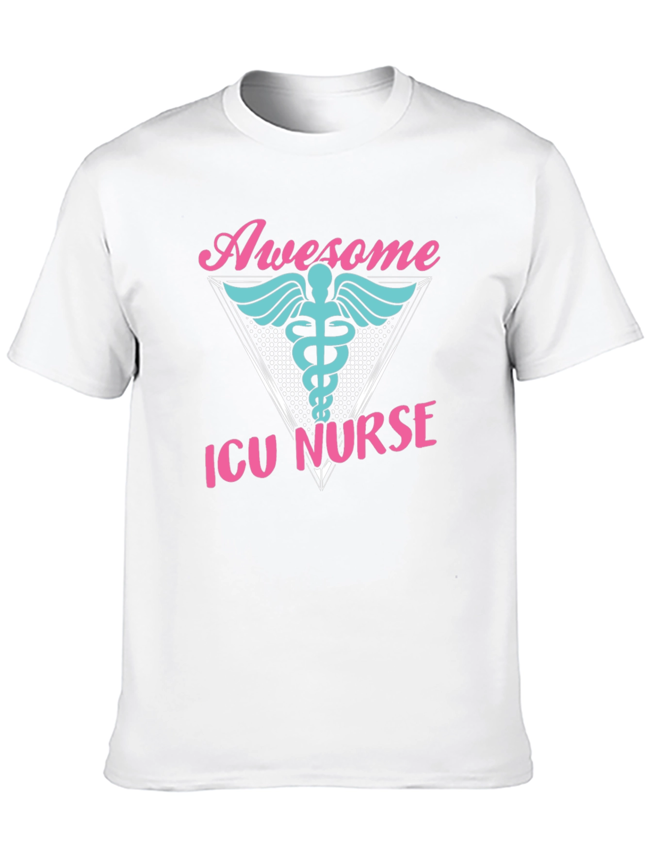 Awesome ICU Nurse Graphic T-Shirt