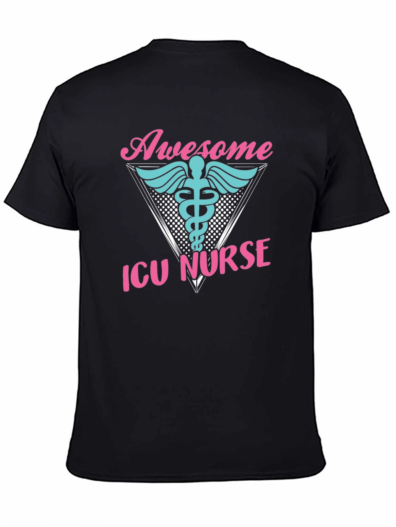 Awesome ICU Nurse Graphic T-Shirt