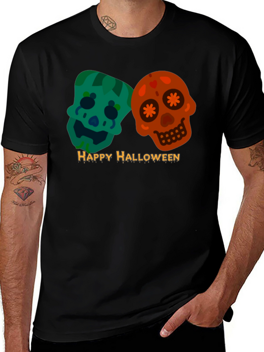 Happy Halloween Skulls T-Shirt