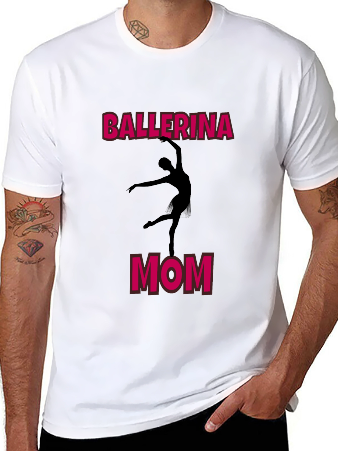 Ballerina Mom Graphic T-Shirt