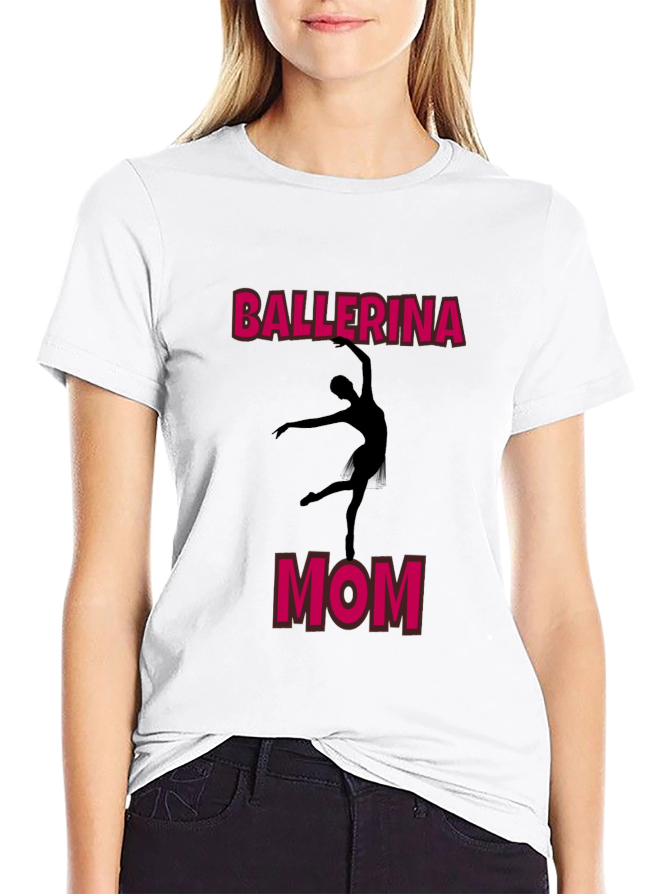 Ballerina Mom Graphic T-Shirt