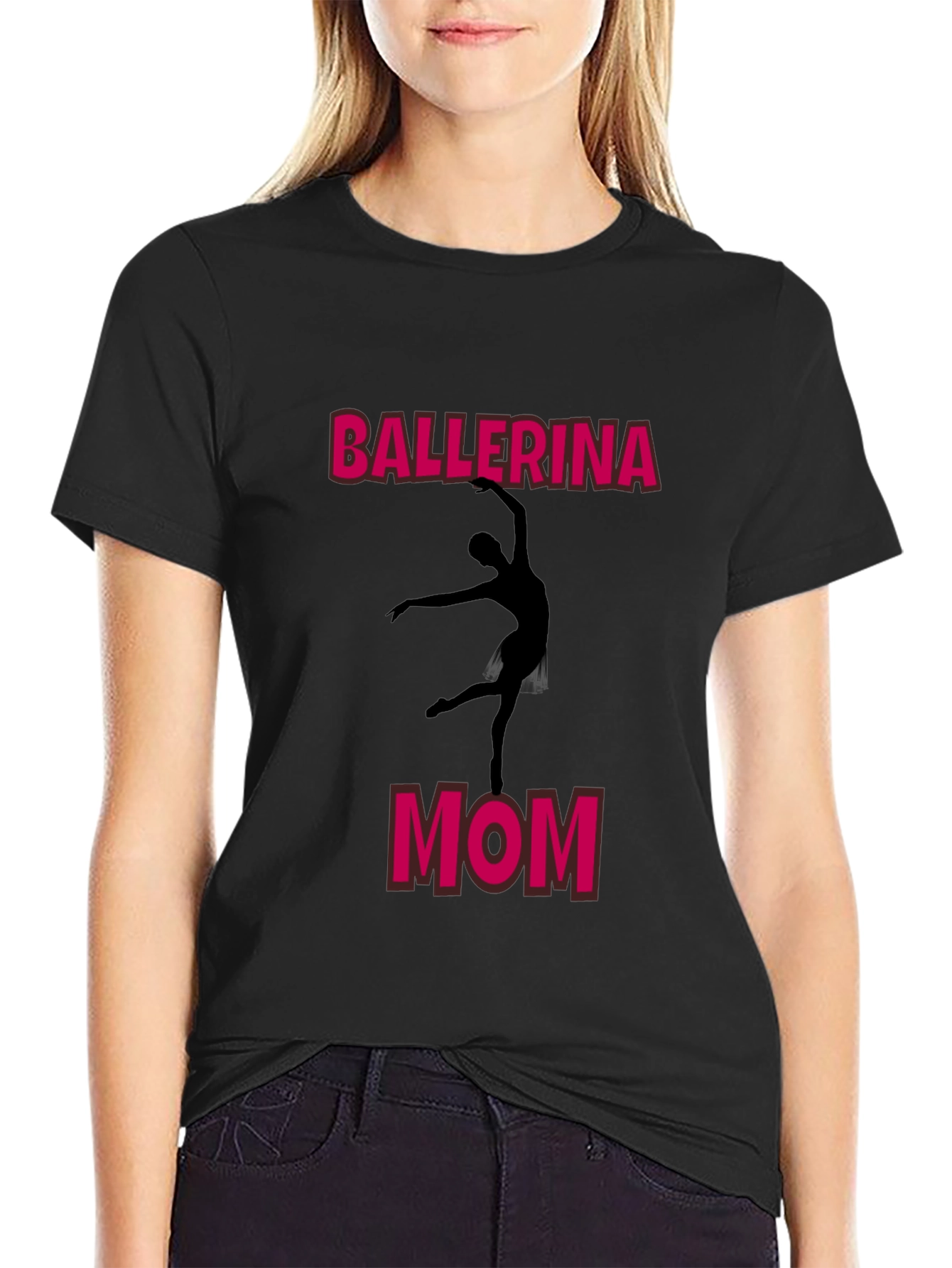 Ballerina Mom Graphic T-Shirt