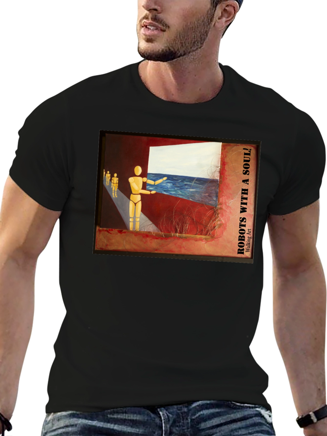 Robots With a Soul Graphic T-Shirt