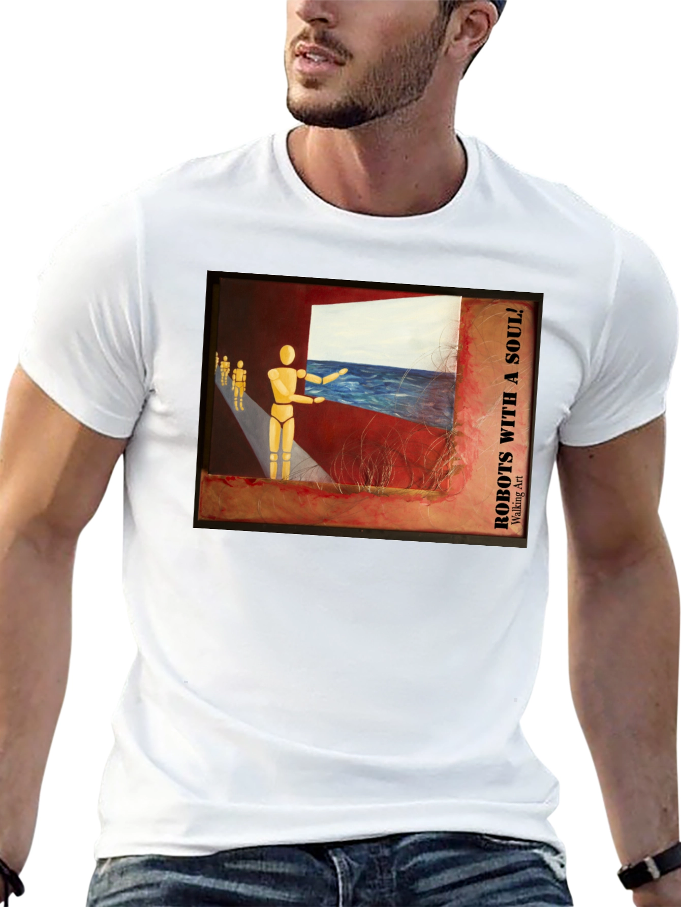 Robots With a Soul Graphic T-Shirt