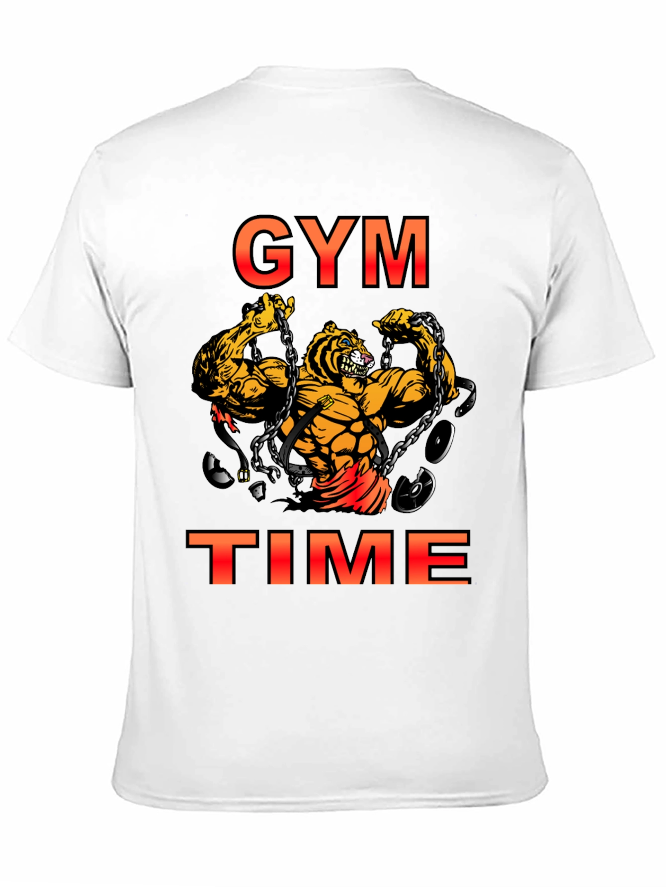Gym Time Tiger Graphic T-Shirt