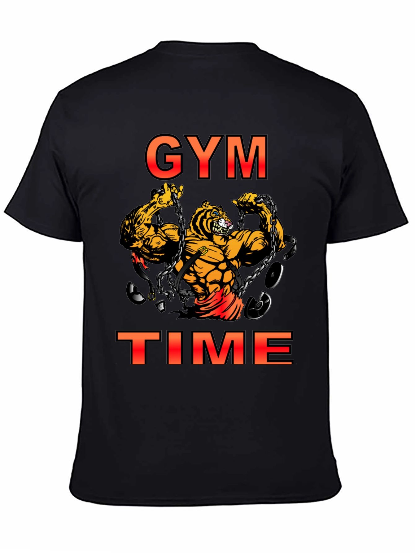 Gym Time Tiger Graphic T-Shirt