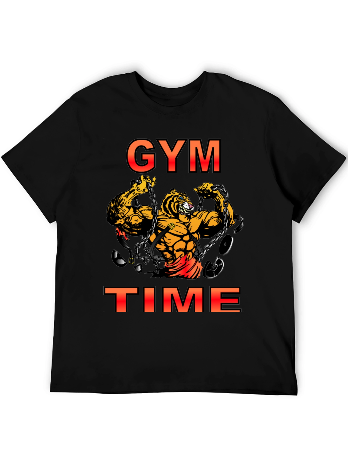 Gym Time Tiger Graphic T-Shirt